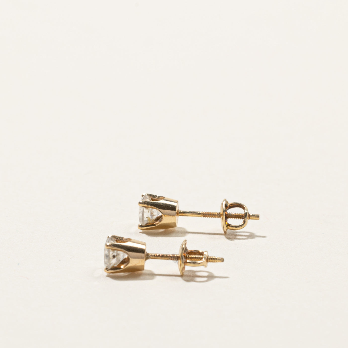 Boucles d'oreilles puces en diamant | 0,54 ct |