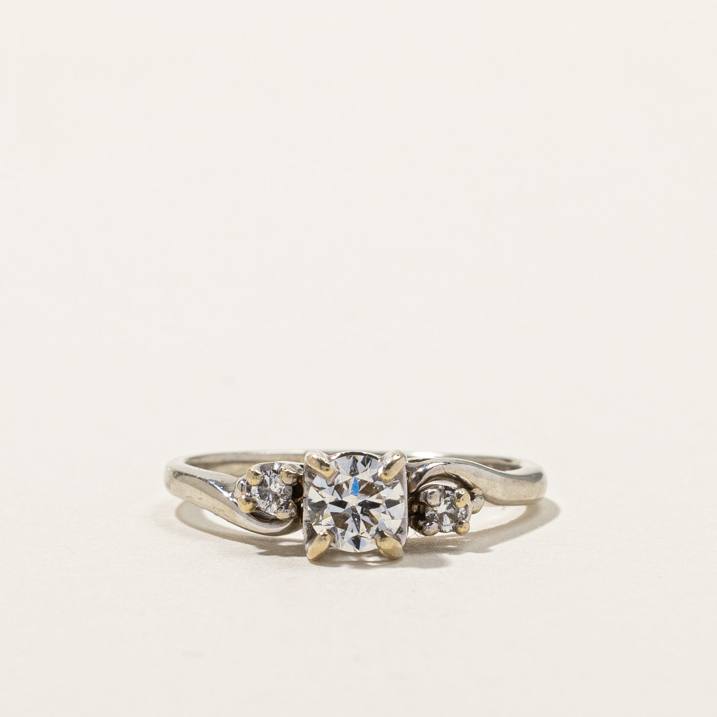 Three Stone Diamond Engagement Ring | 0.50ctw | SZ 7.25 |