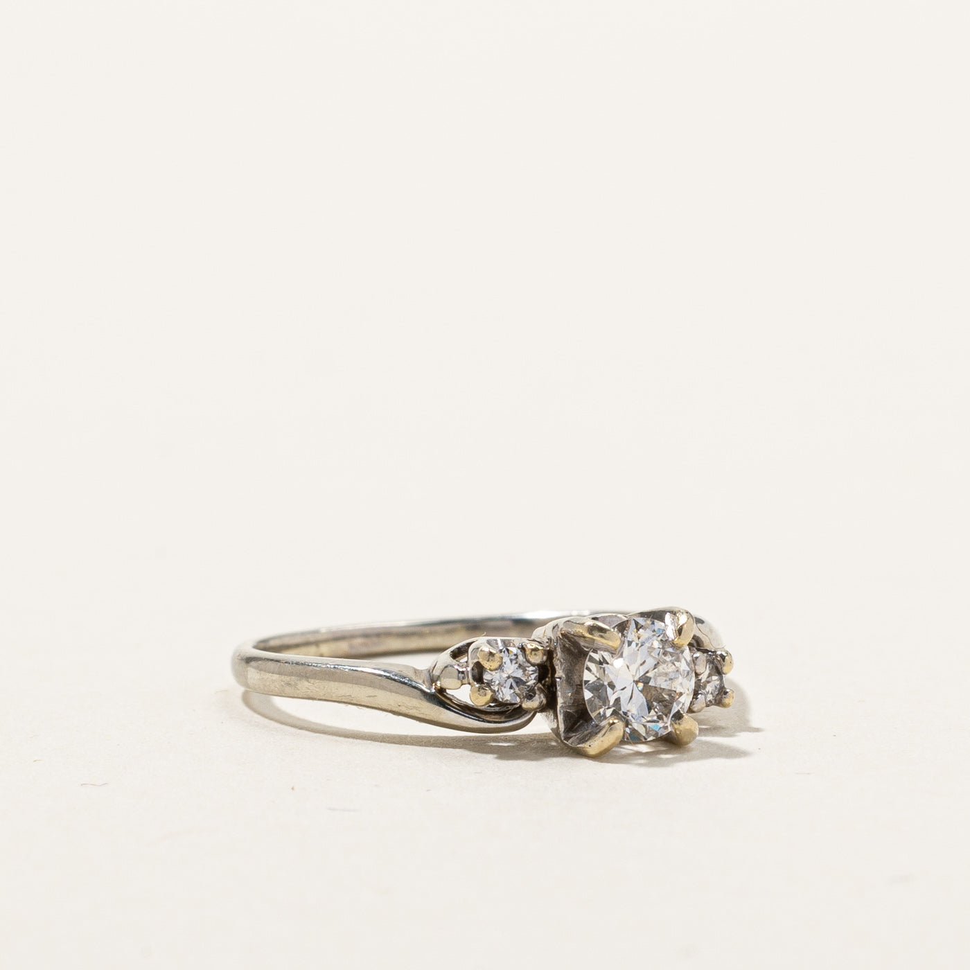 Three Stone Diamond Engagement Ring | 0.50ctw | SZ 7.25 |