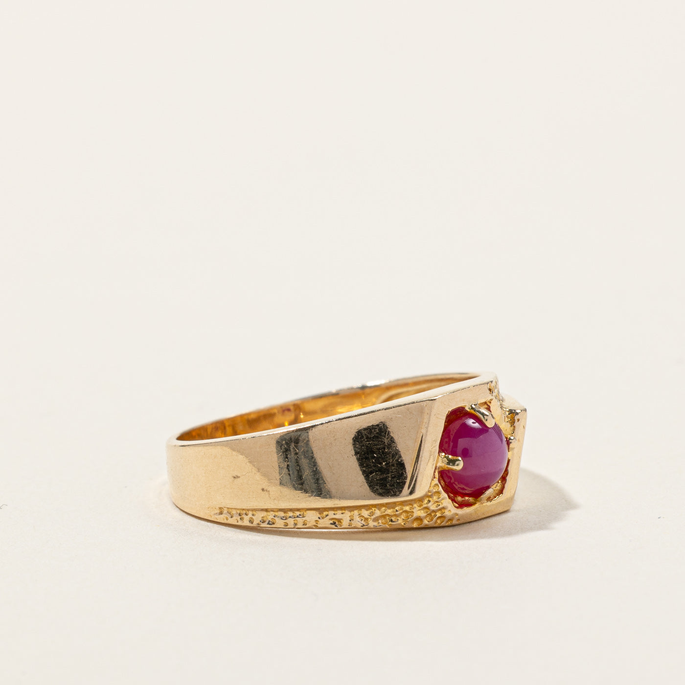 Synthetic Star Ruby Ring | 0.70ct | SZ 9.75 |