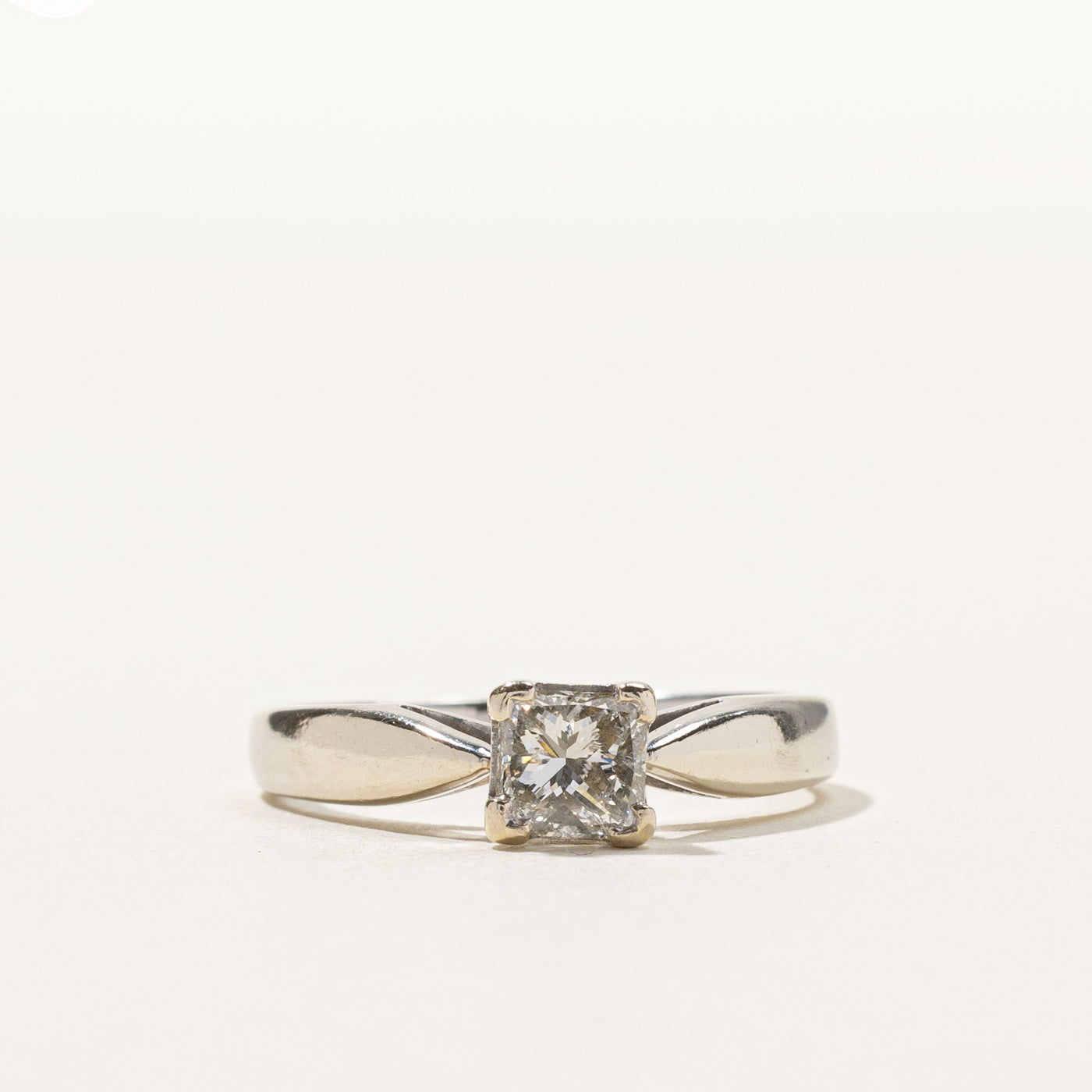Solitaire Princess Diamond Ring | 0.52ct | SZ 6 |