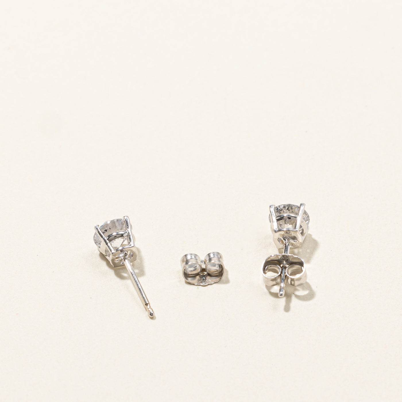 Boucles d'oreilles puces en diamant | 0,92 ct |