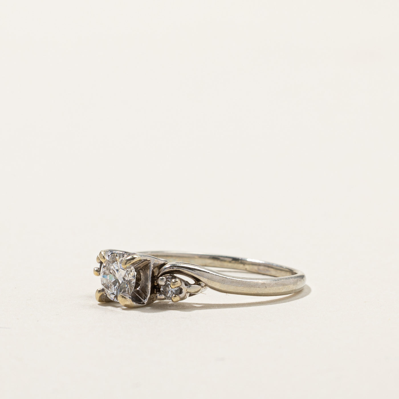 Three Stone Diamond Engagement Ring | 0.50ctw | SZ 7.25 |