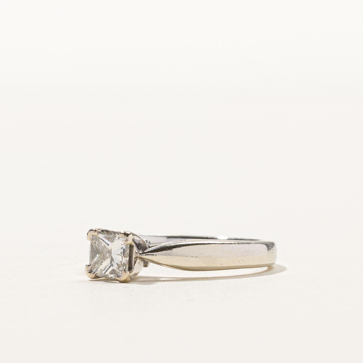 Solitaire Princess Diamond Ring | 0.52ct | SZ 6 |
