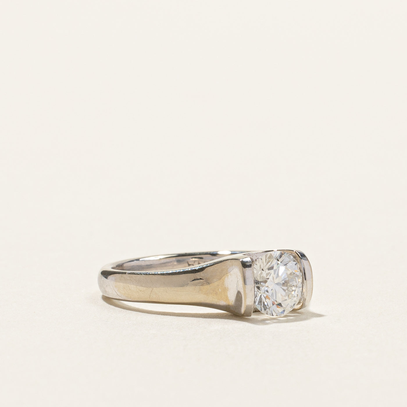 Tension Set Diamond Engagement Ring | 0.75ct SI2 G | SZ 4.5 |