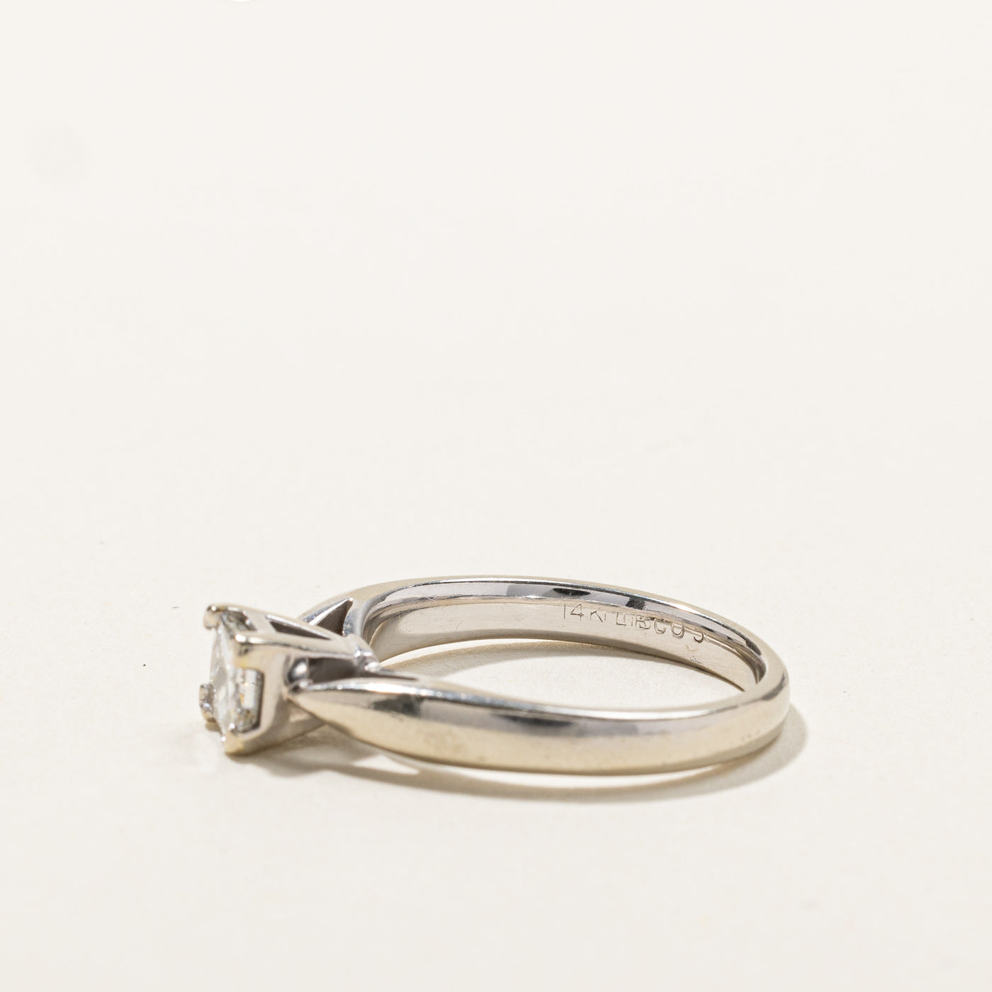 Solitaire Princess Diamond Ring | 0.52ct | SZ 6 |