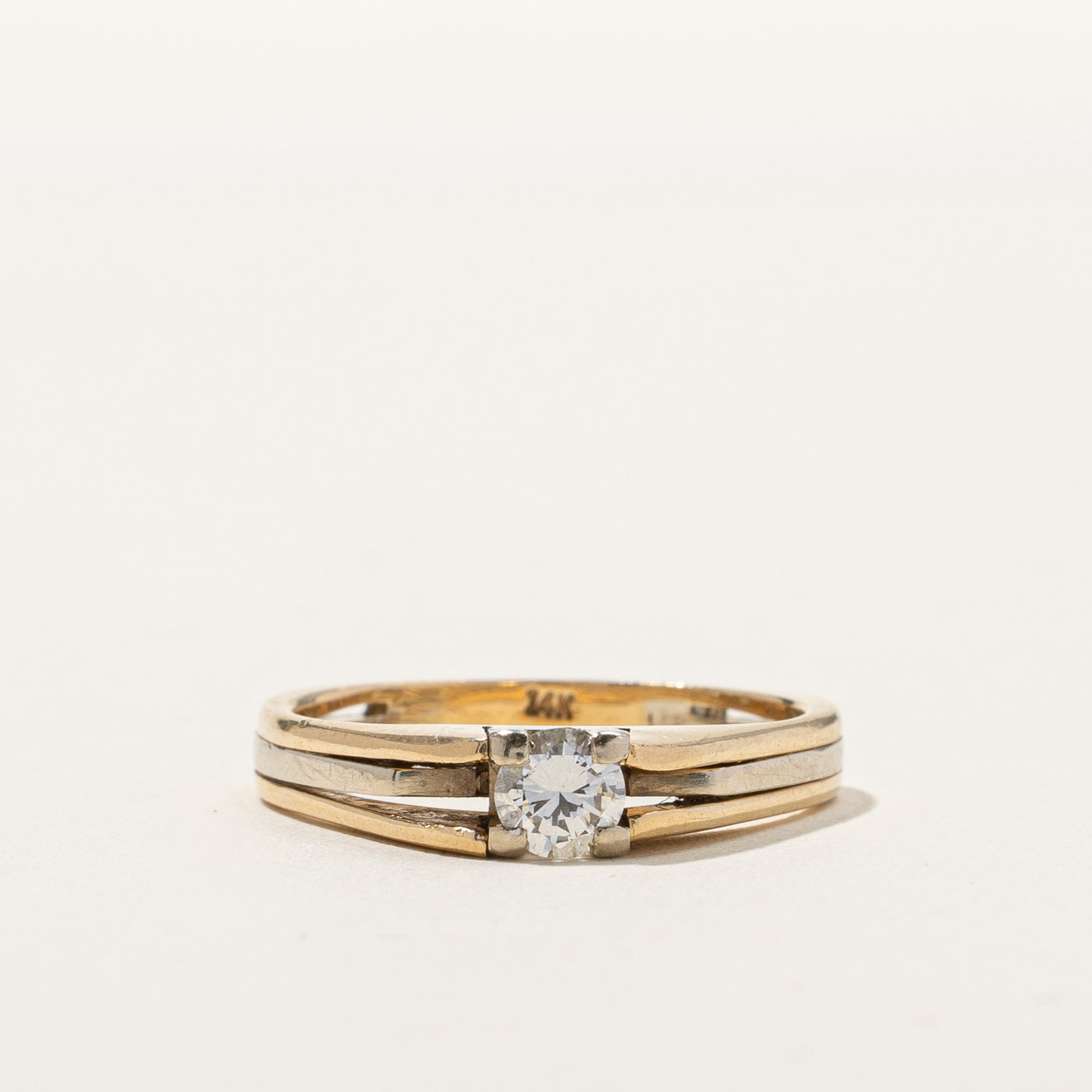 Solitaire Diamond Ring | 0.34ct | SZ 7.75 |