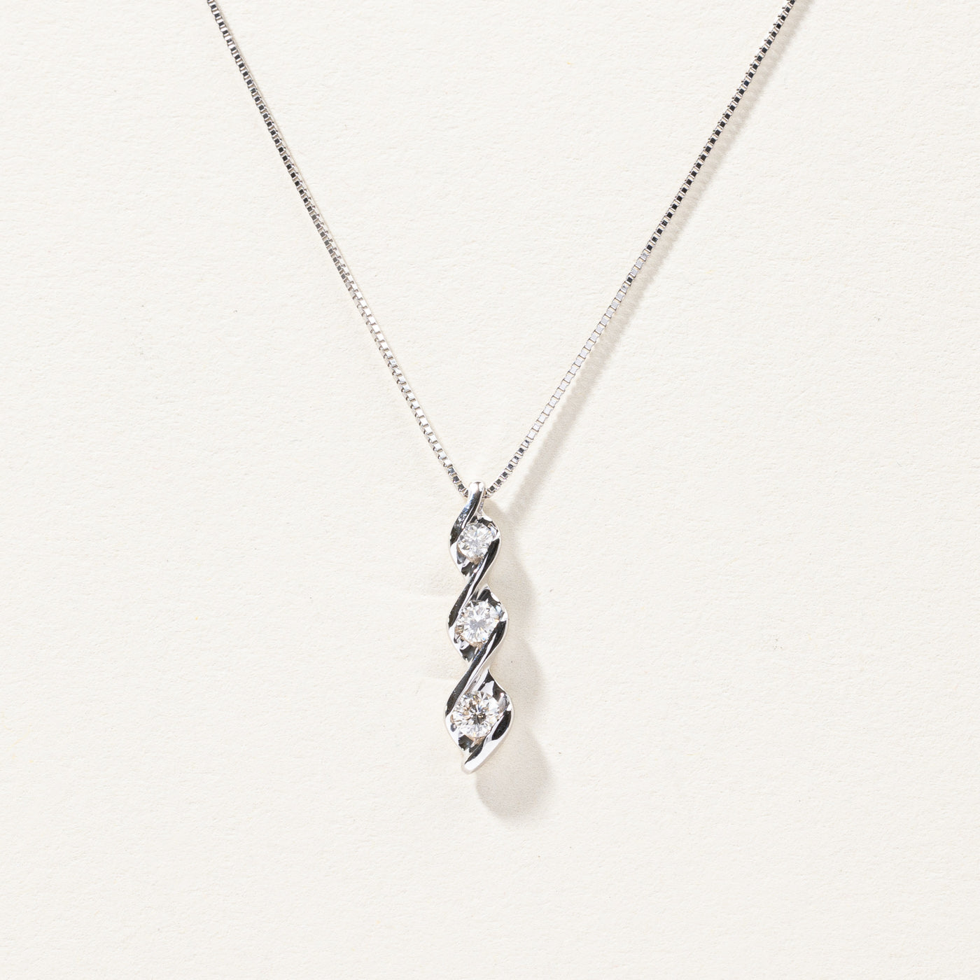 Diamond Journey Pendant Necklace | 0.60ctw | 16"|