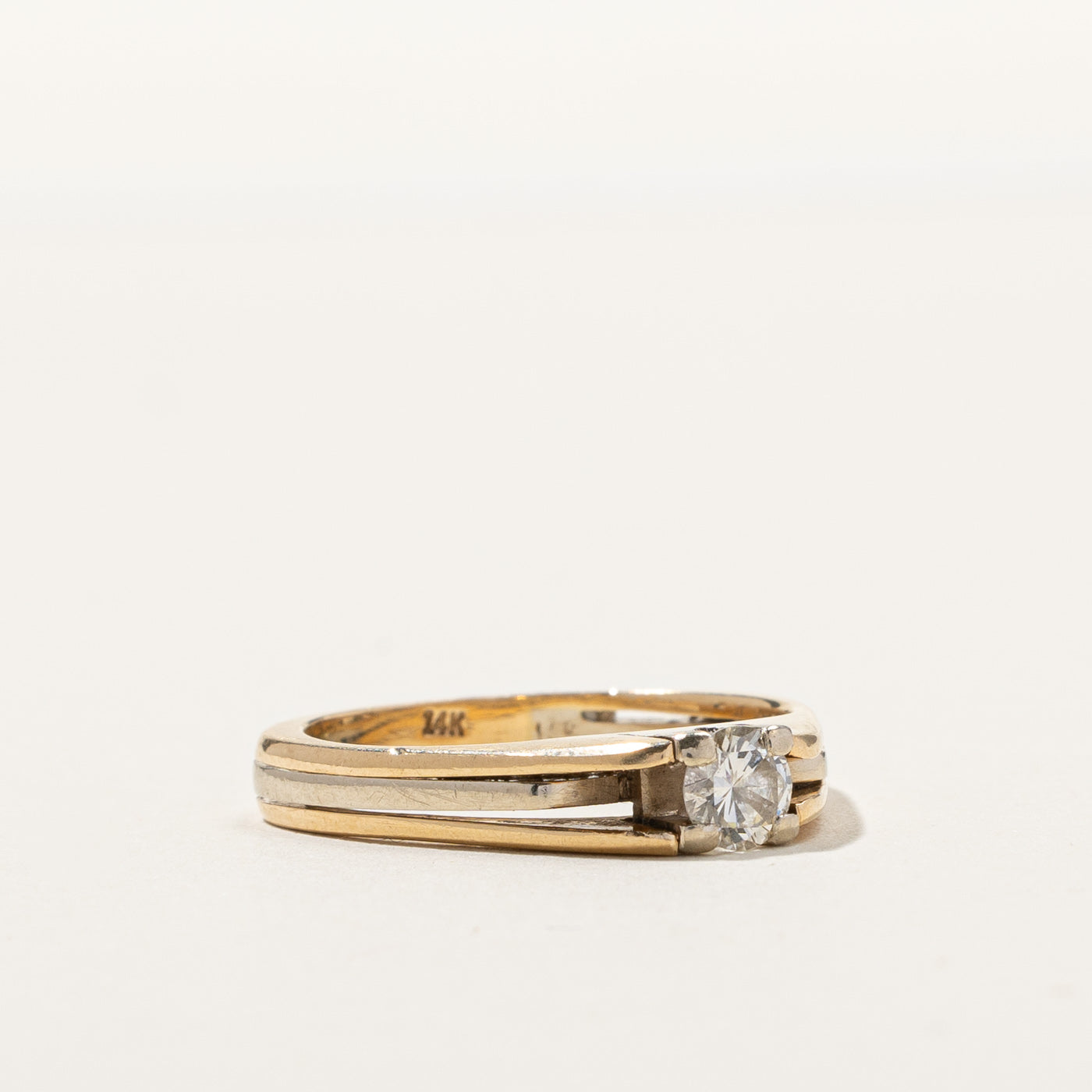 Solitaire Diamond Ring | 0.34ct | SZ 7.75 |