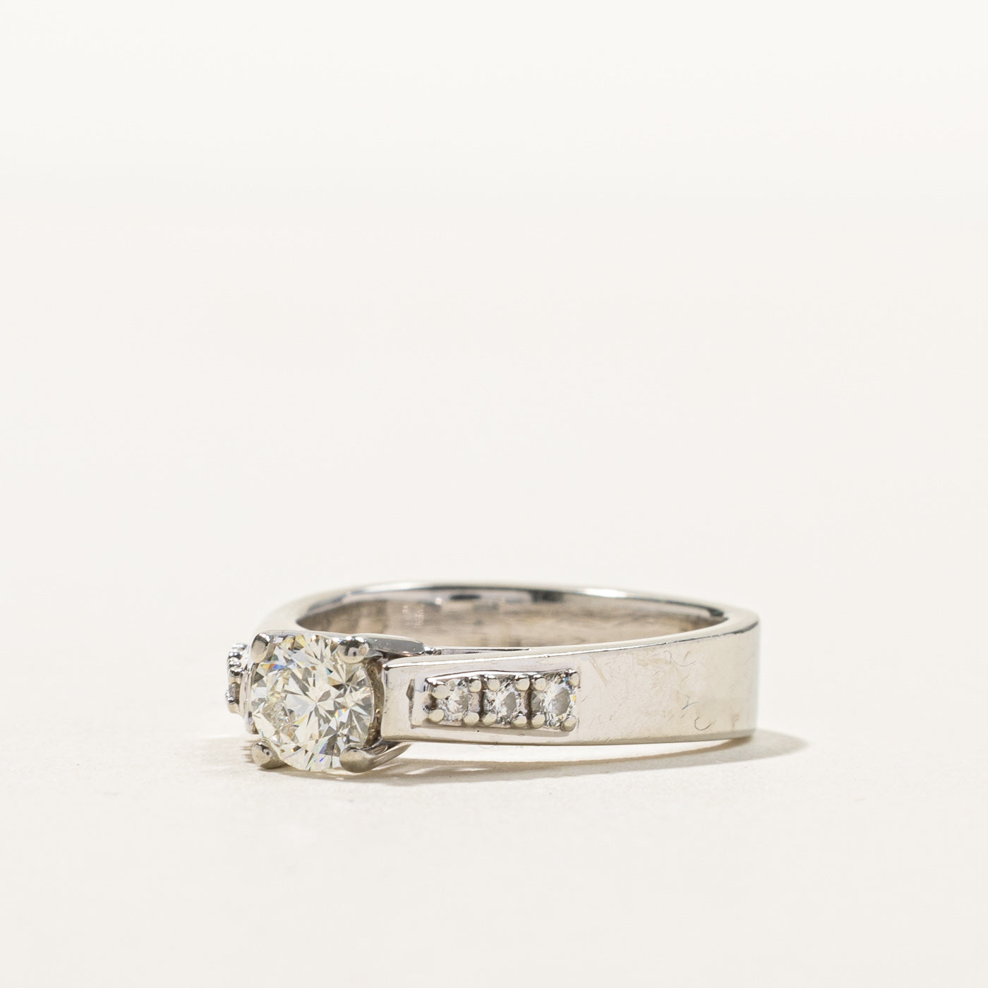 High Set Diamond Engagement Ring | 0.67ctw | SZ 4.75 |