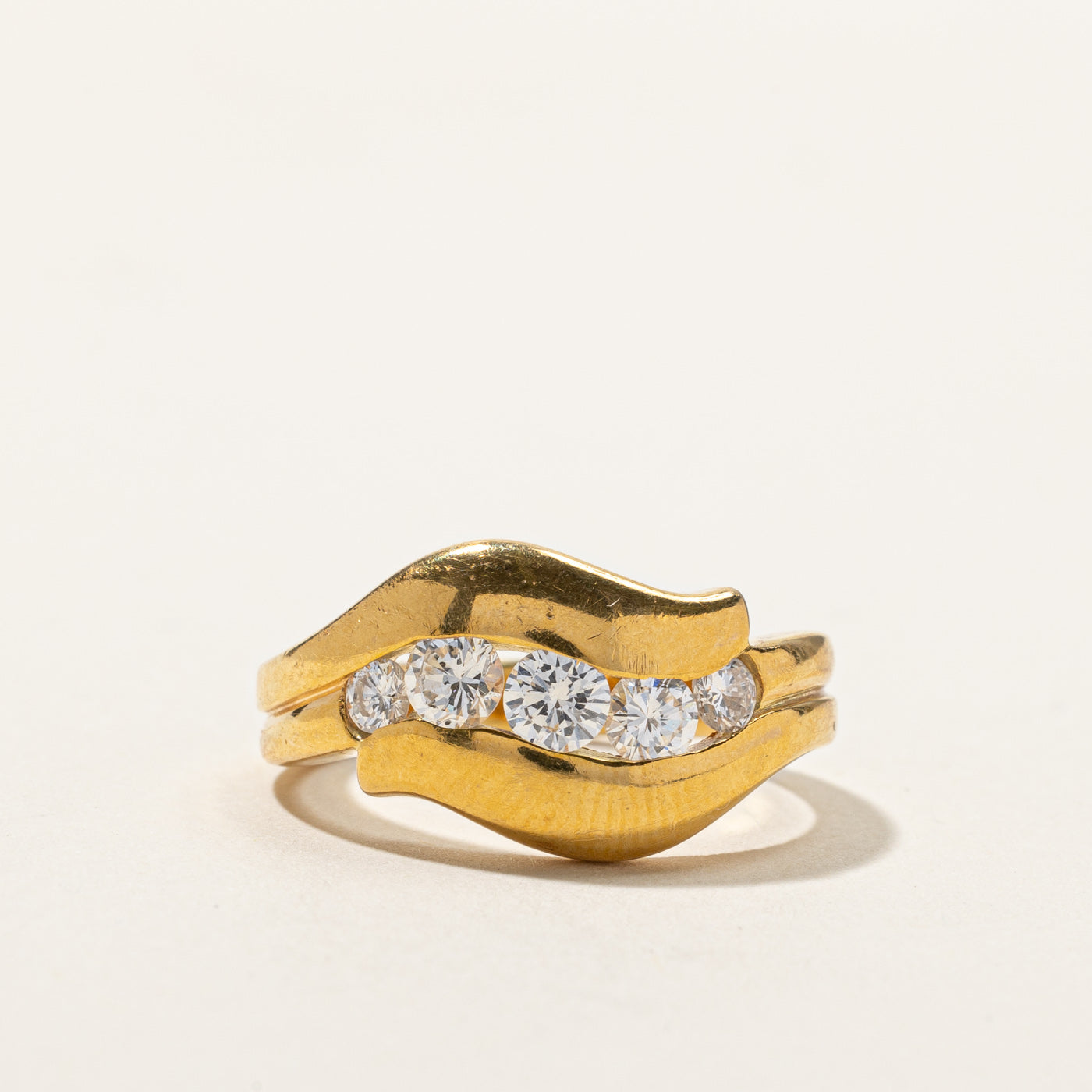 Channel Set Diamond Ring | 0.75ctw | SZ 7 |