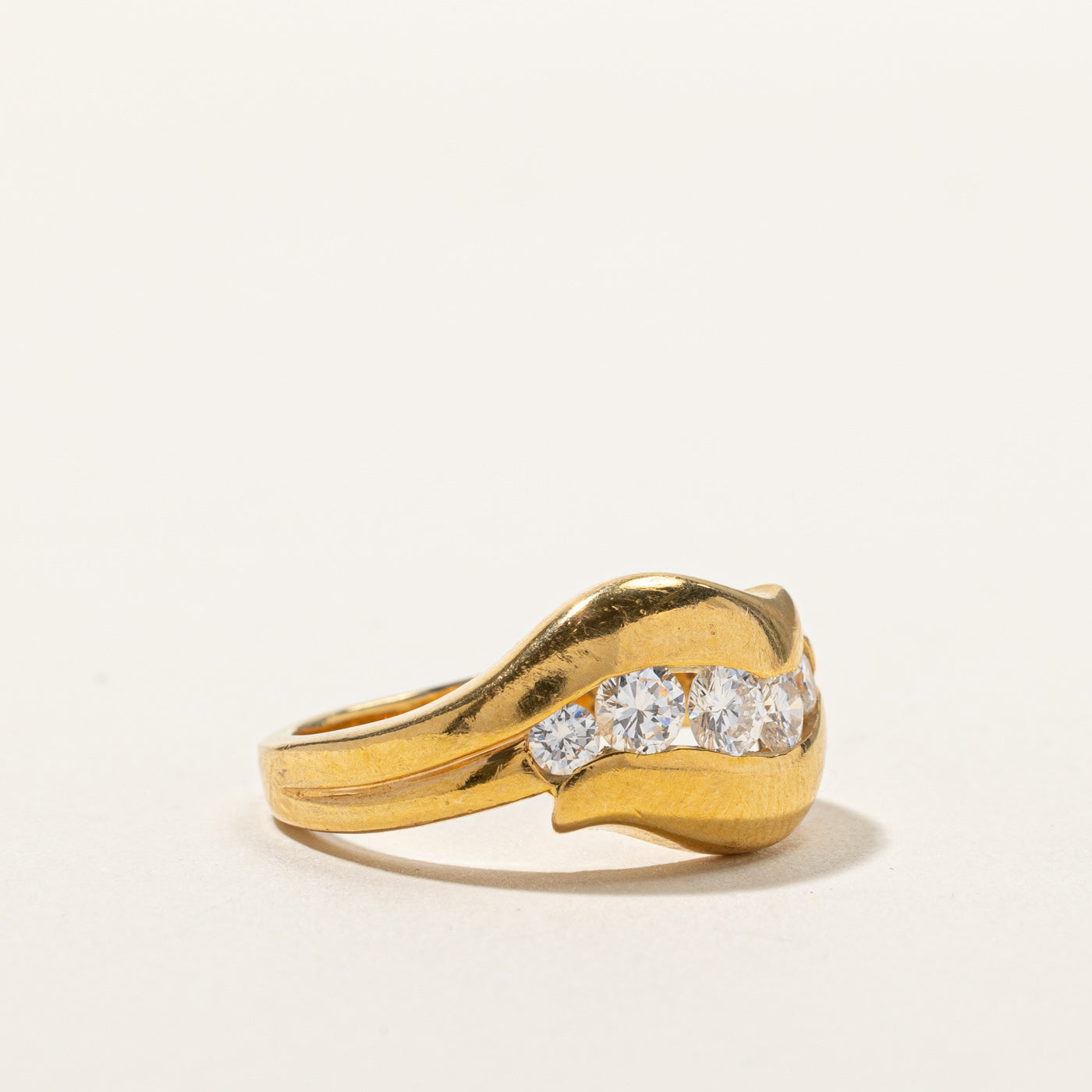 Channel Set Diamond Ring | 0.75ctw | SZ 7 |