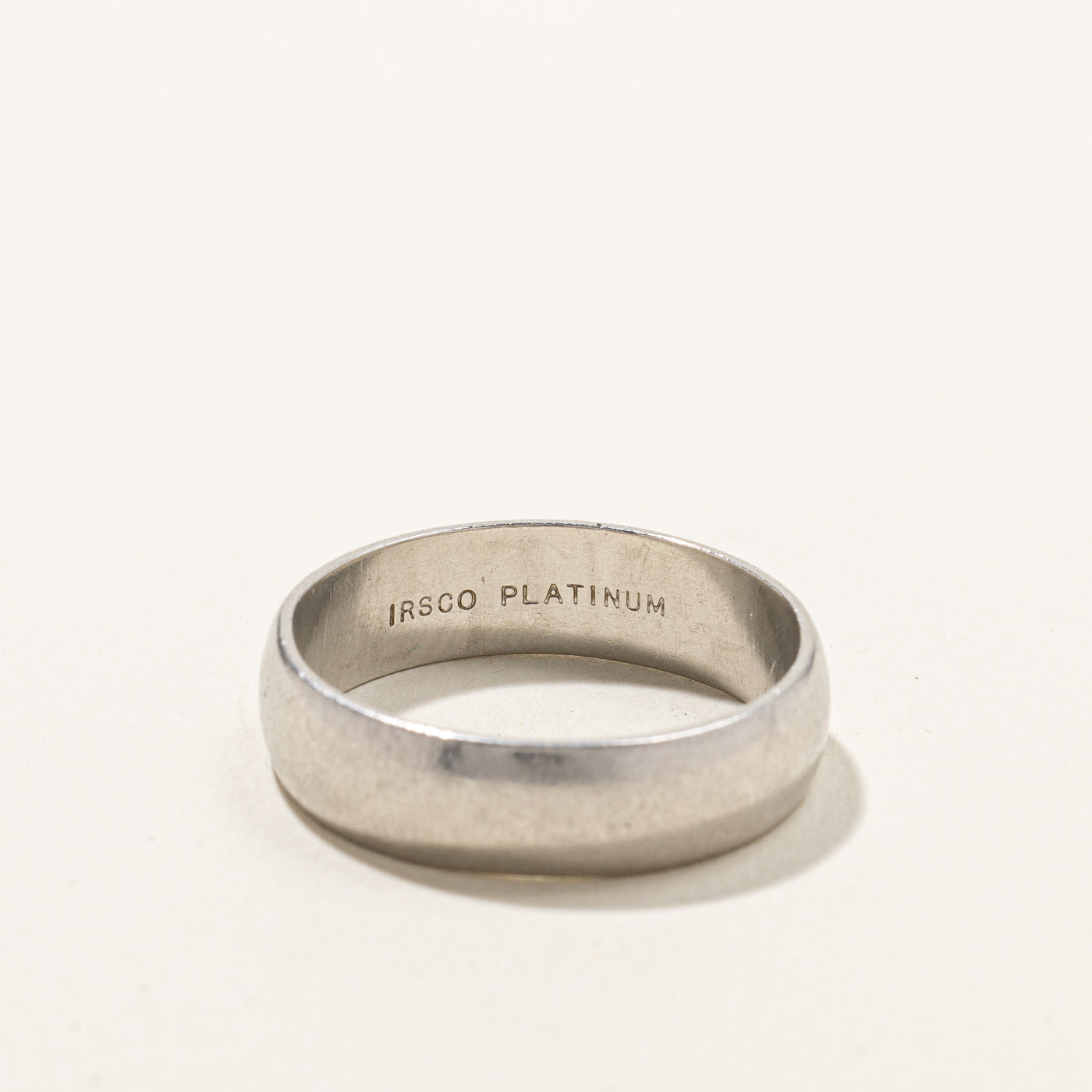 Bande unie platine | Taille 10,75 |