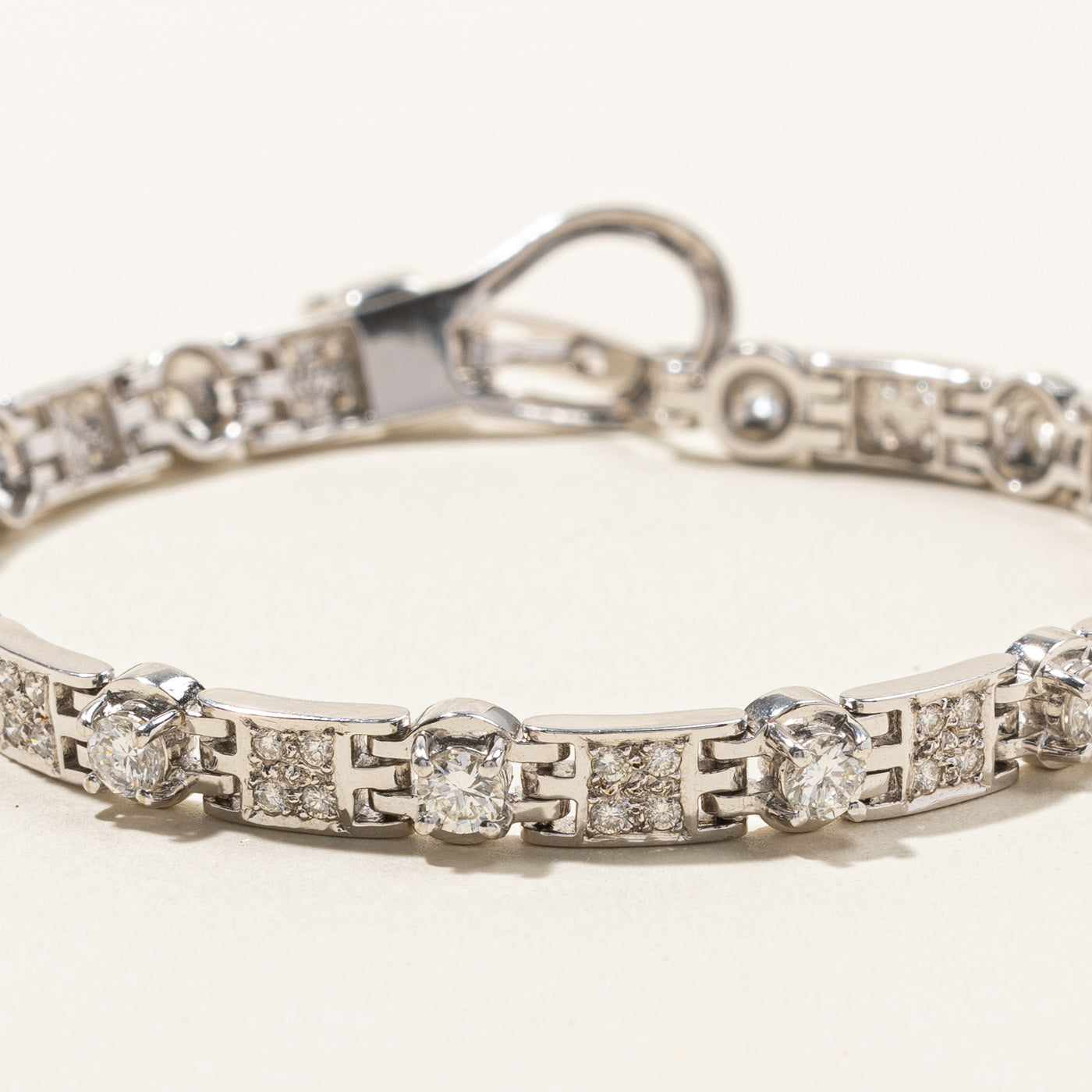 Diamond Chain Bracelet | 1.44ctw | 7"|