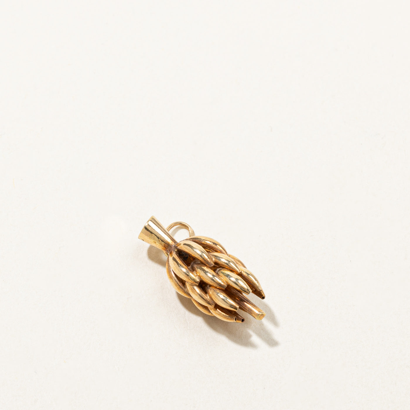 Gold Bunch of Bananas Charm
