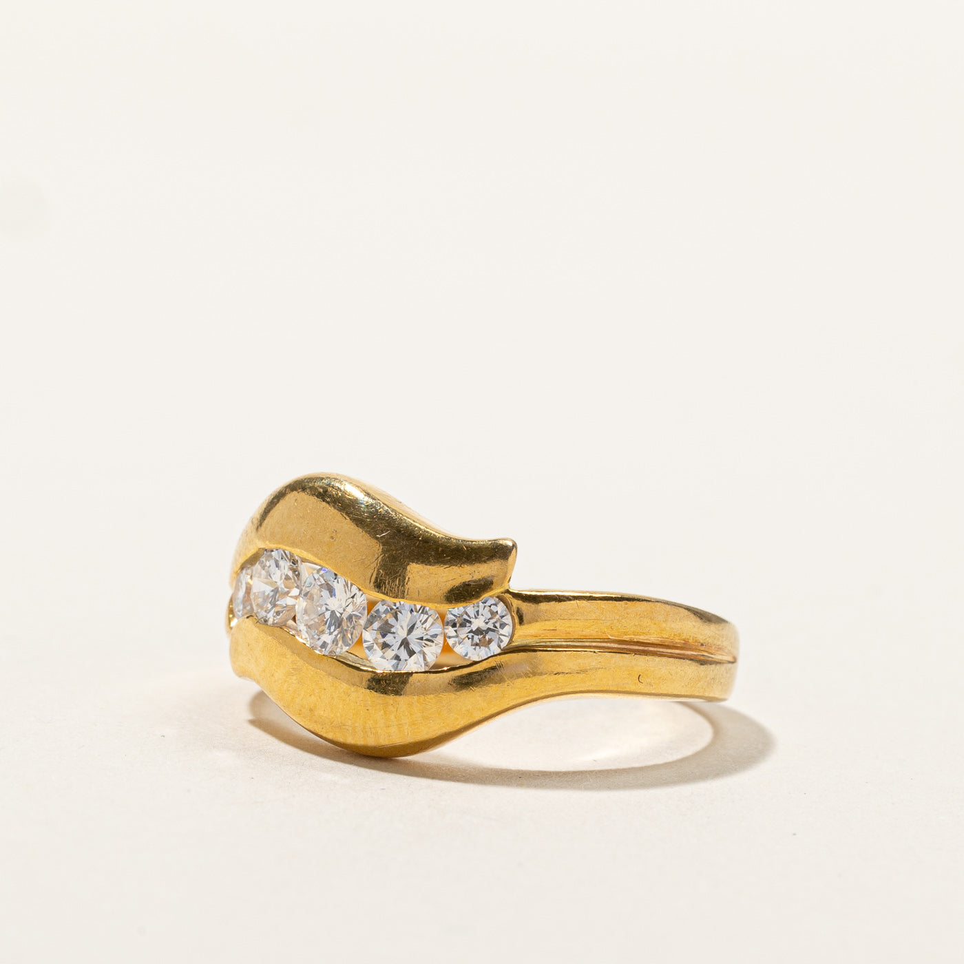 Channel Set Diamond Ring | 0.75ctw | SZ 7 |