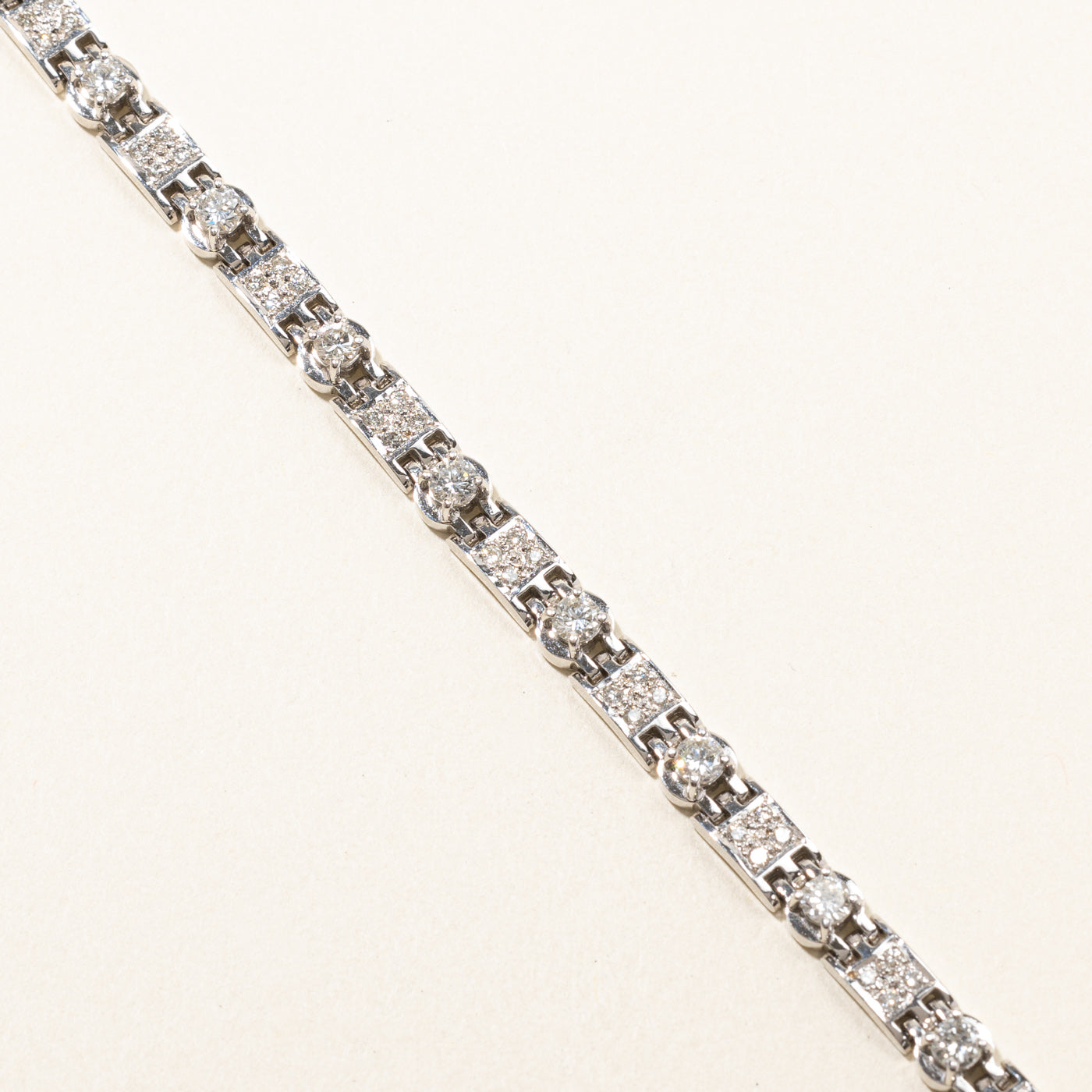 Diamond Chain Bracelet | 1.44ctw | 7"|