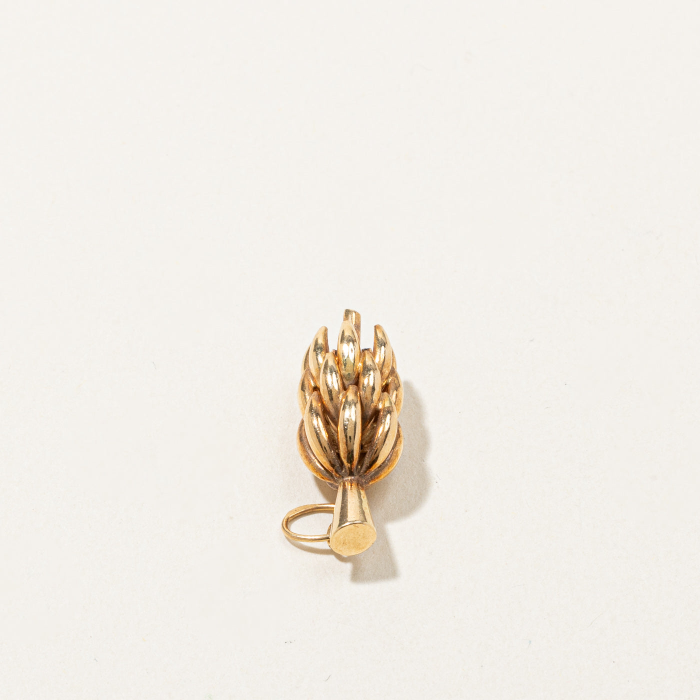 Gold Bunch of Bananas Charm