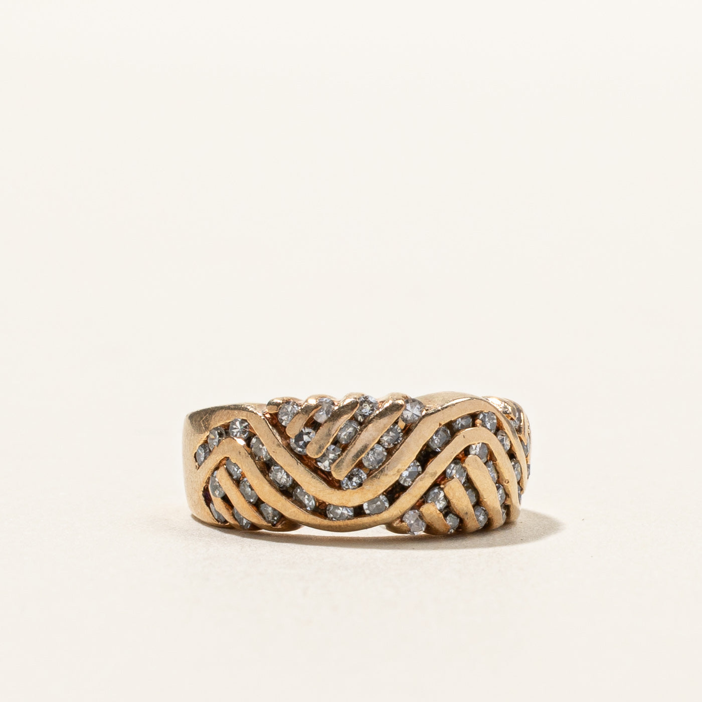 Channel Set Diamond Ring | 0.50ctw | SZ 3.5 |
