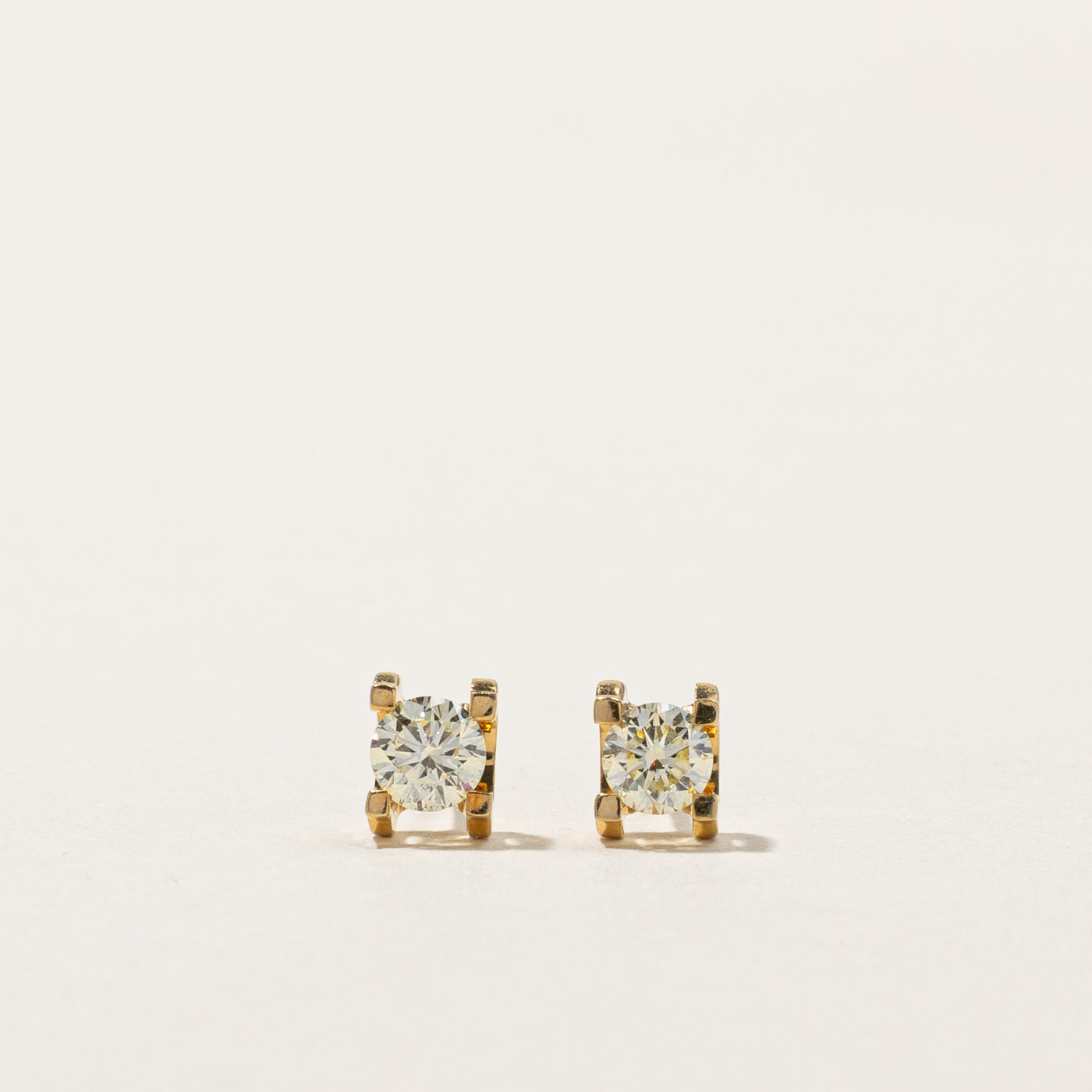 Prong Set Diamond Studs | 0.40ctw |