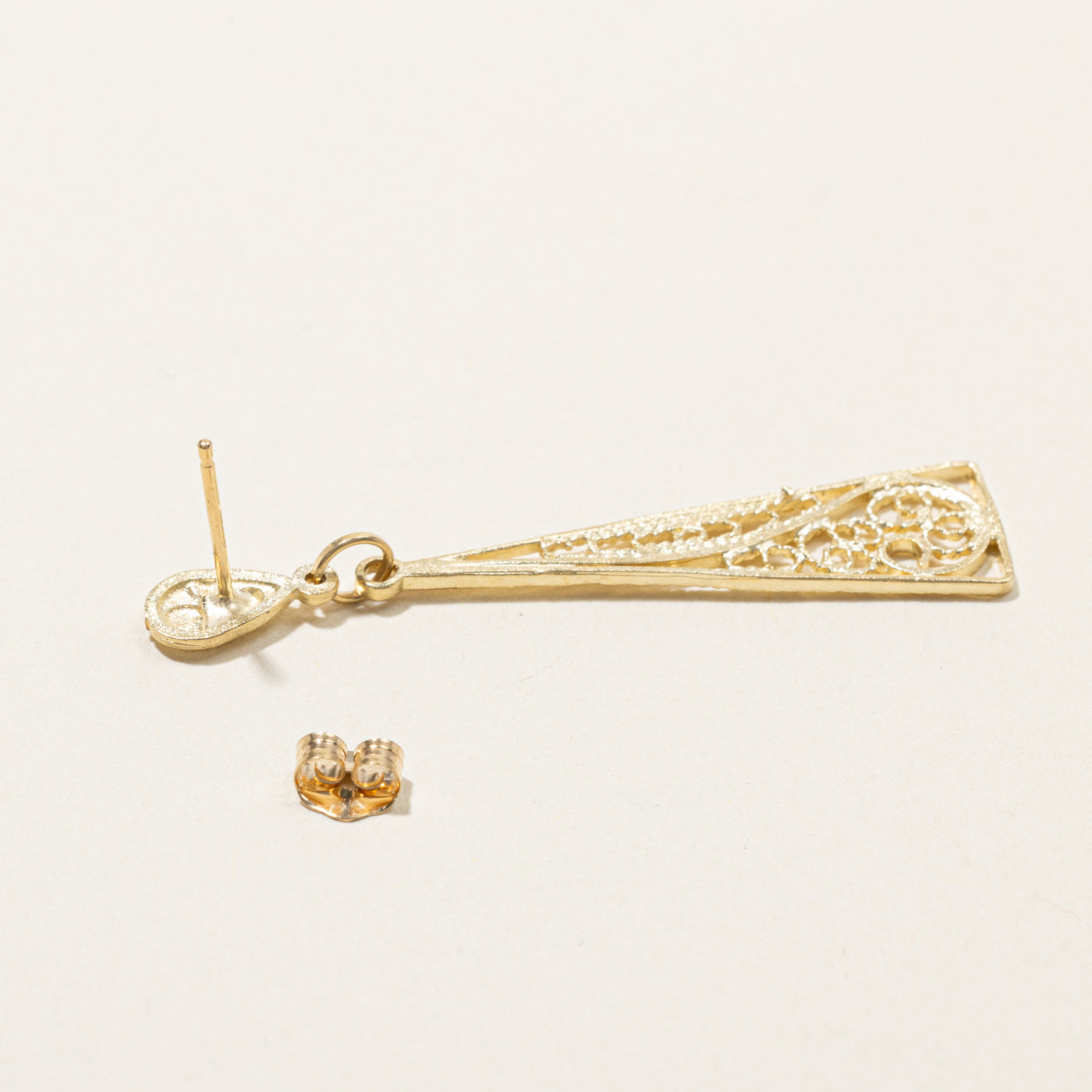 Textured Dangle Earrings