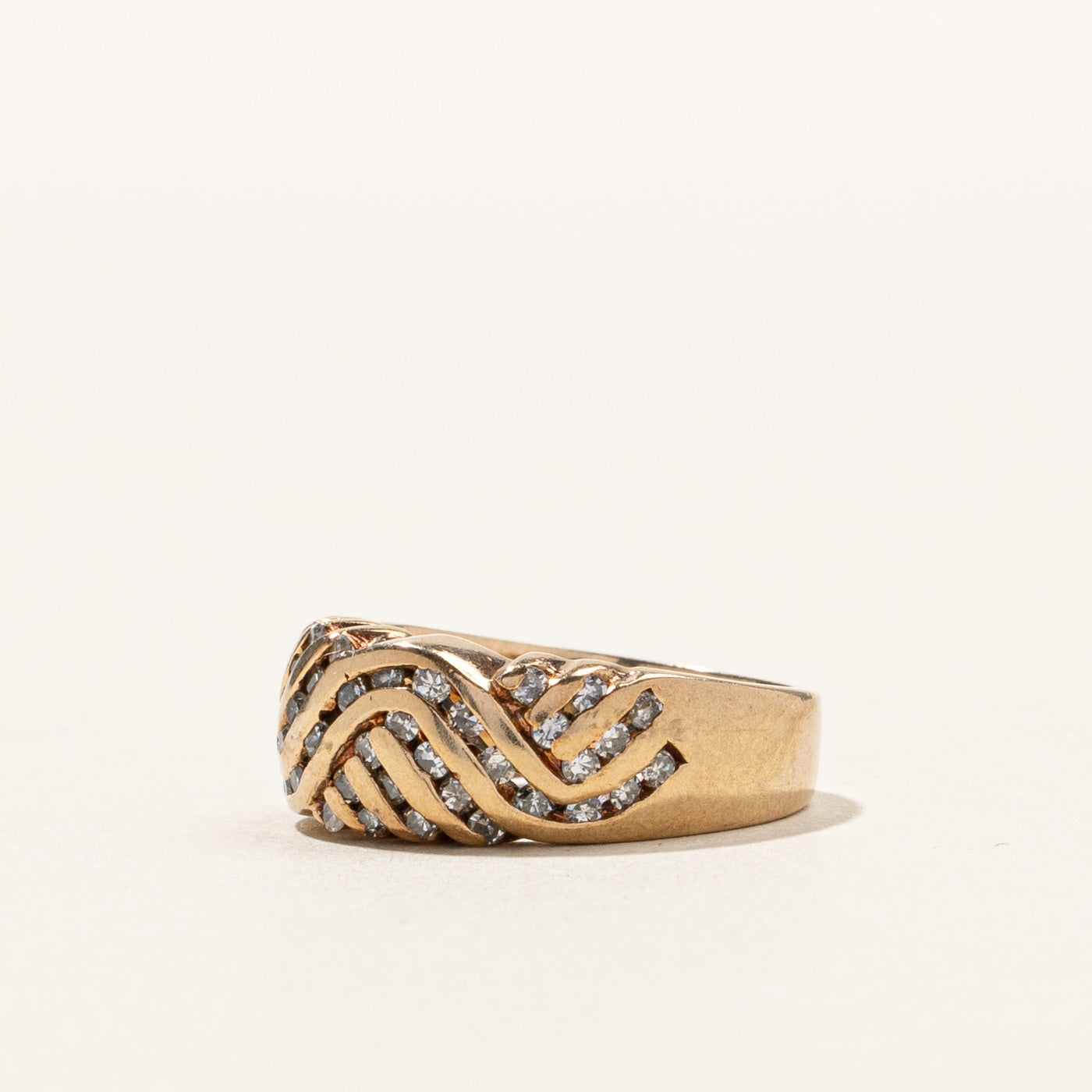 Channel Set Diamond Ring | 0.50ctw | SZ 3.5 |
