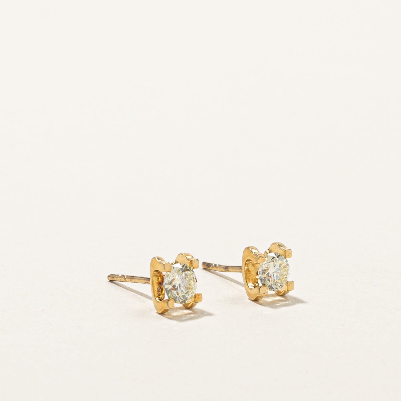 Prong Set Diamond Studs | 0.40ctw |