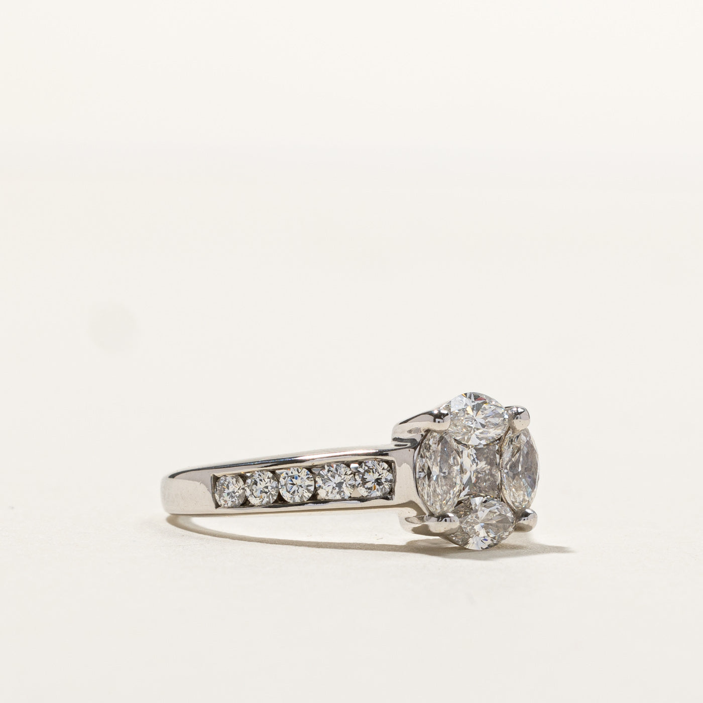 Cluster Set Diamond Ring | 1.37ctw | SZ 6.25 |
