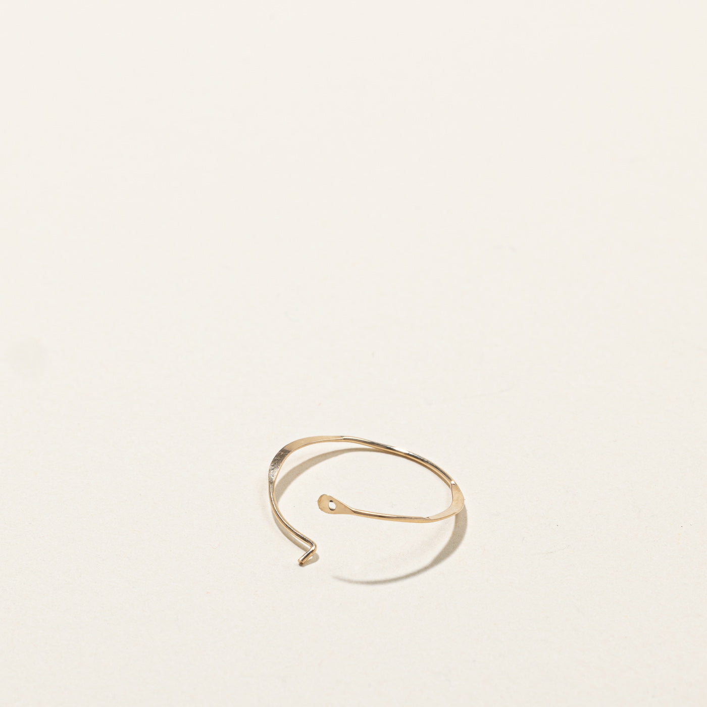 Plain Gold Thin Hoops