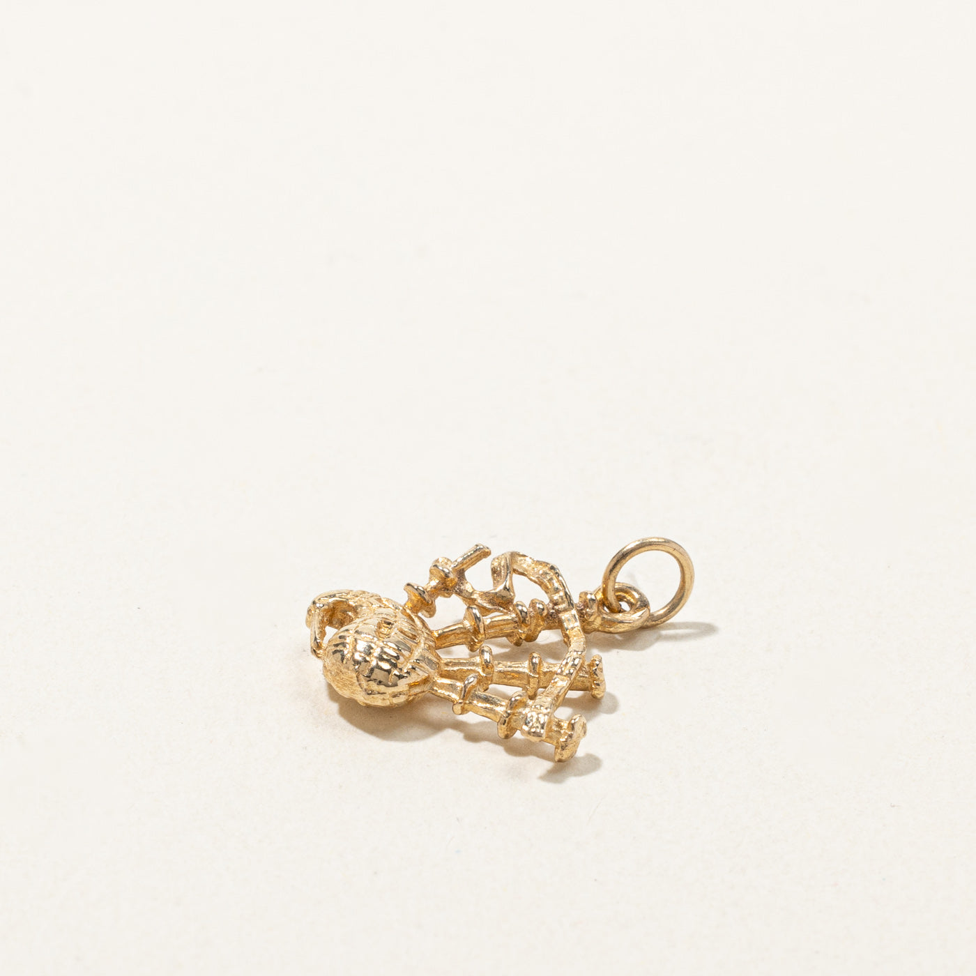 Gold Bagpipe Charm
