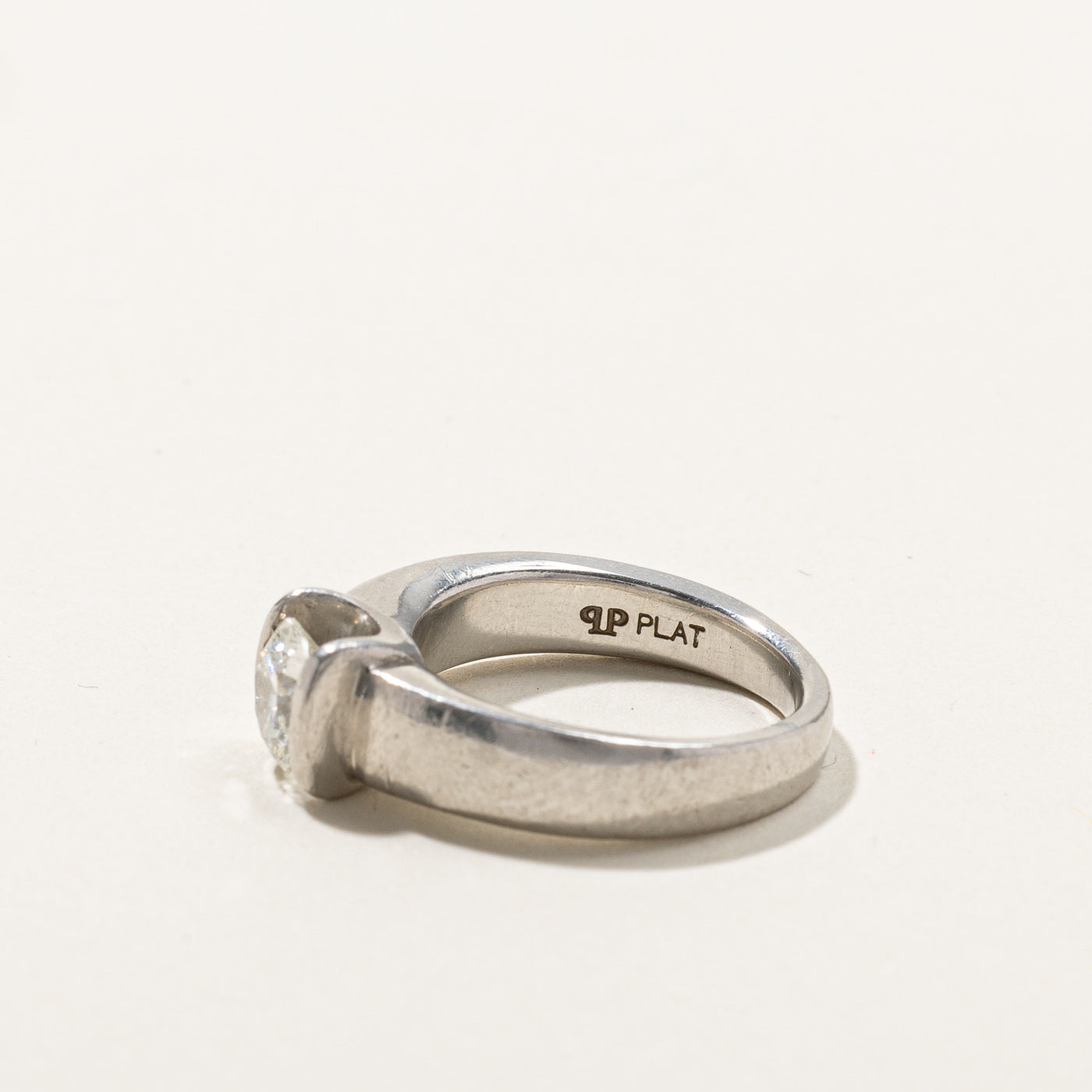 Tension Set Diamond Engagement Ring | 0.79ct | SZ 4.25 |