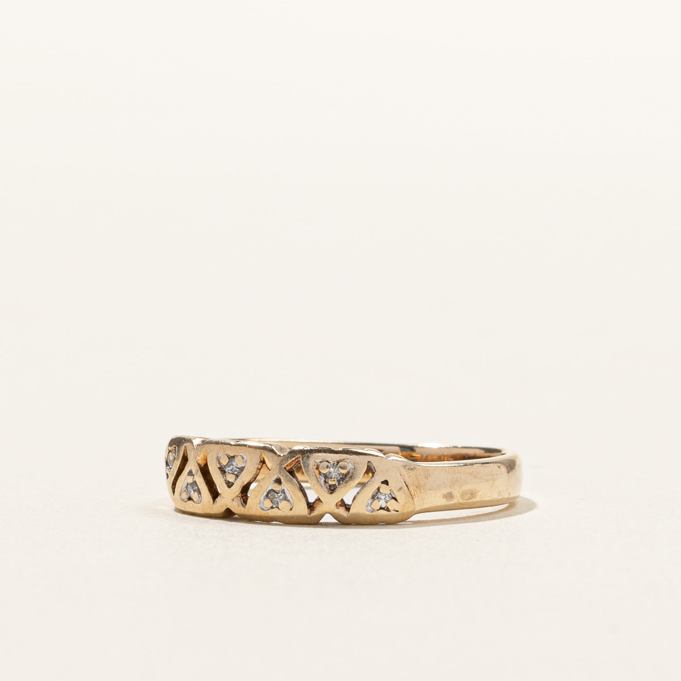 Diamond Textured Band | 0.03ctw | SZ 5.75 |