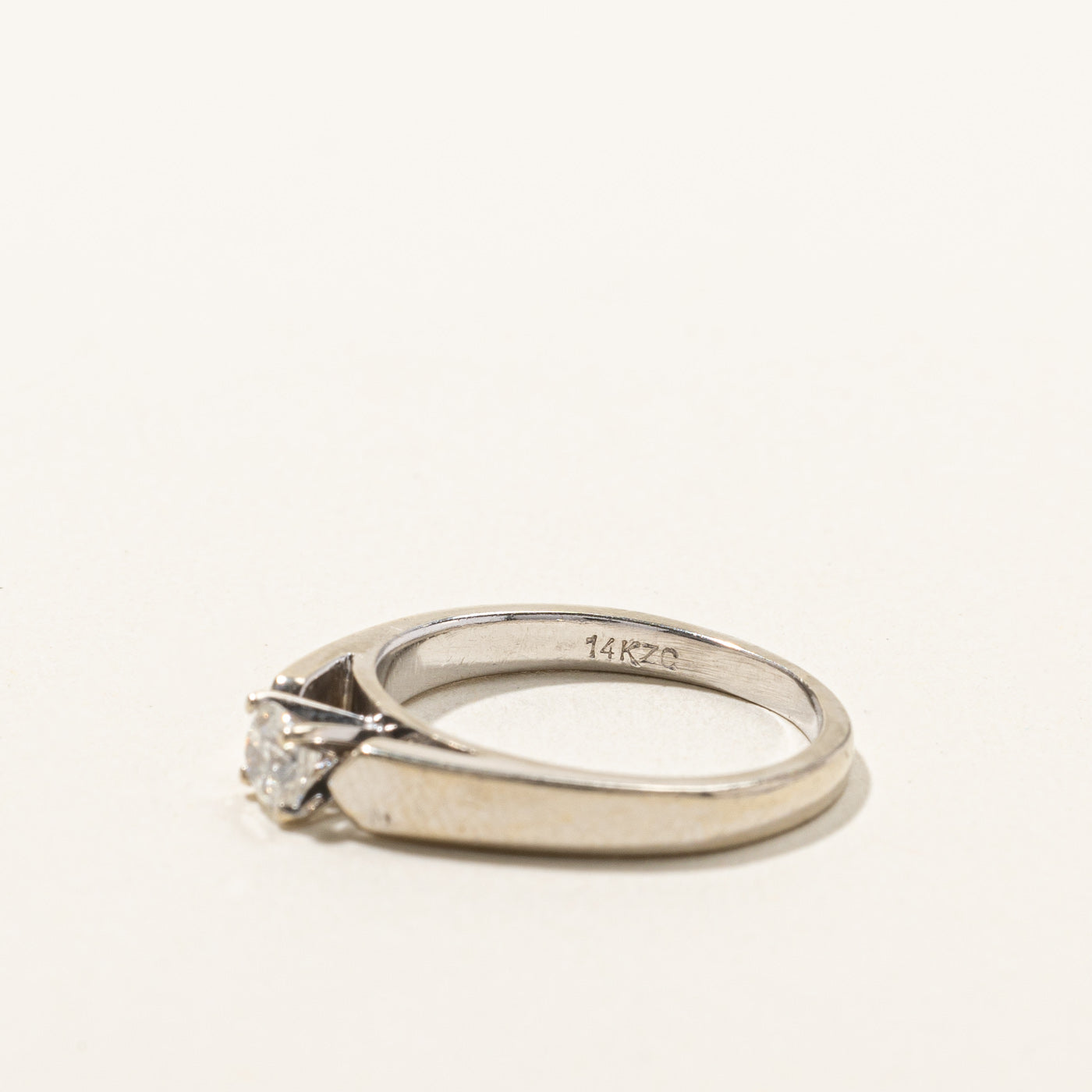 Solitaire Diamond Ring | 0.21ct | SZ 5 |