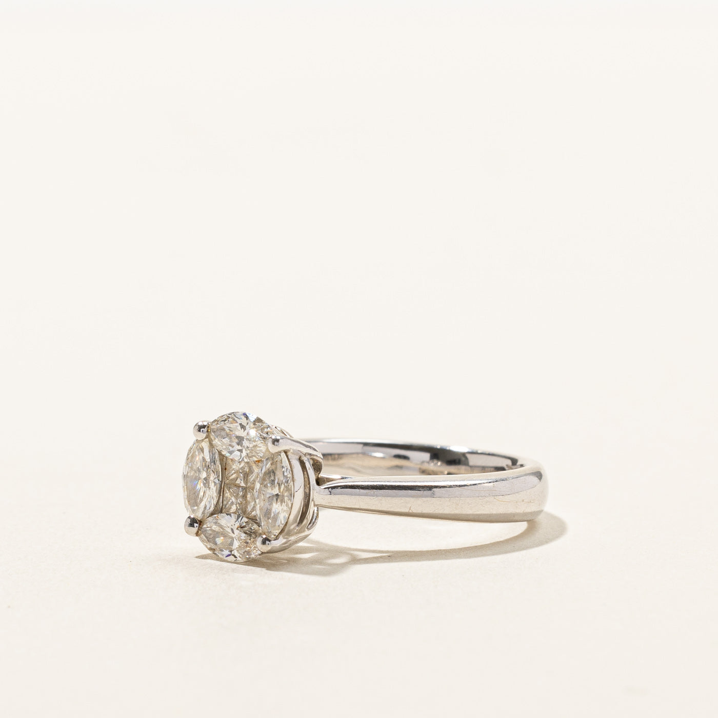 Cluster Set Diamond Ring | 1.12ctw | SZ 5.75 |