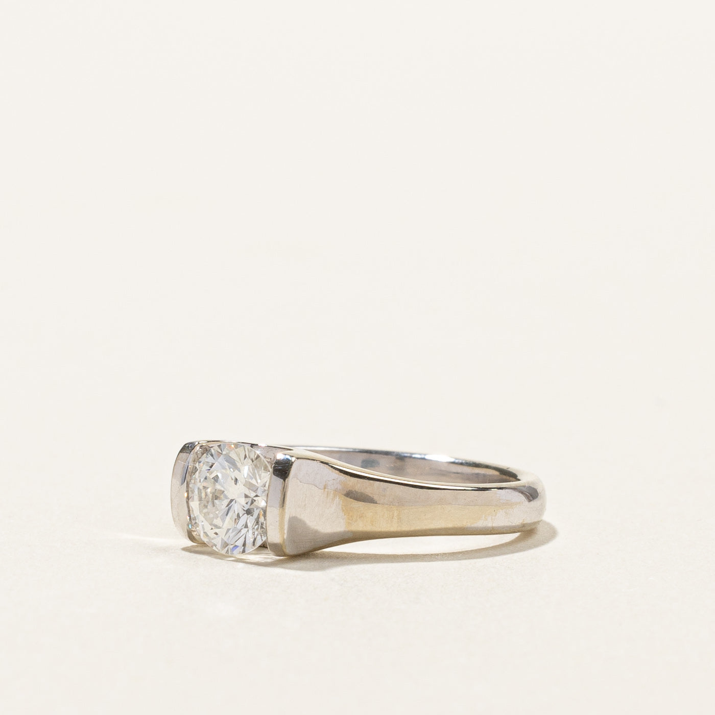 Tension Set Diamond Engagement Ring | 0.75ct SI2 G | SZ 4.5 |