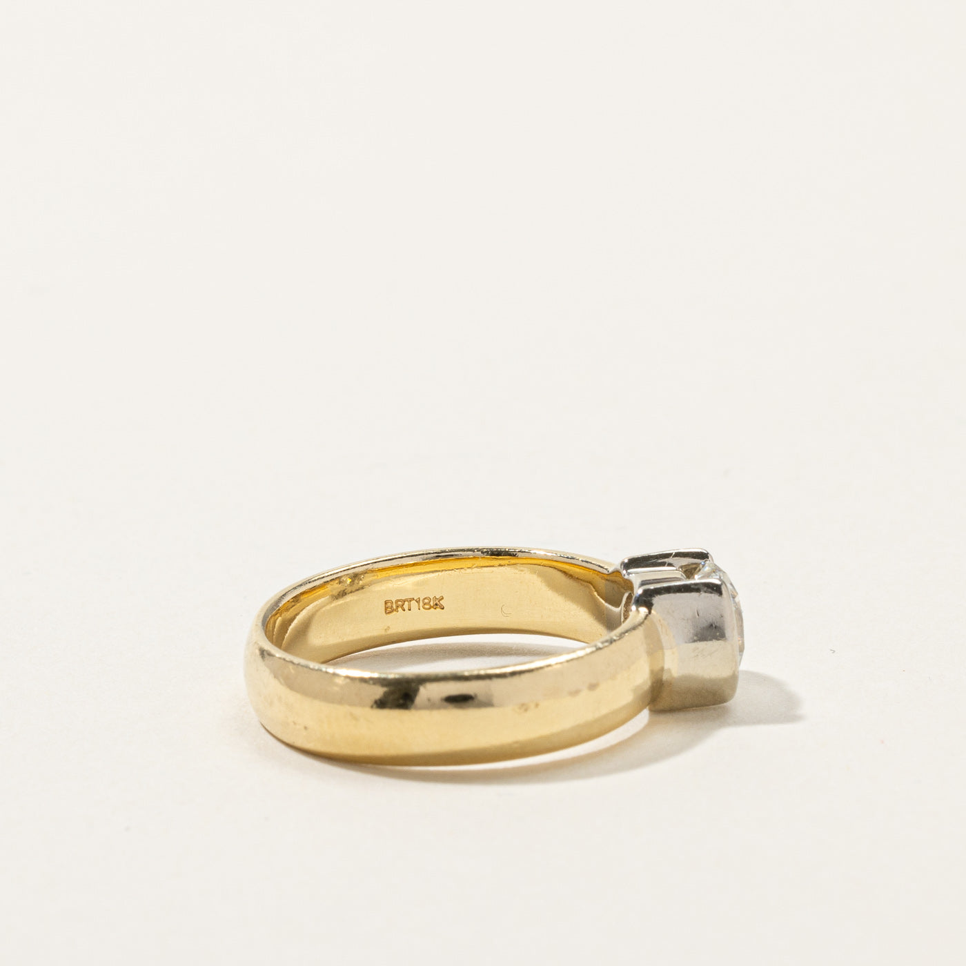 Semi Bezel Diamond Ring | 1.04ct SI1 H | SZ 7 |