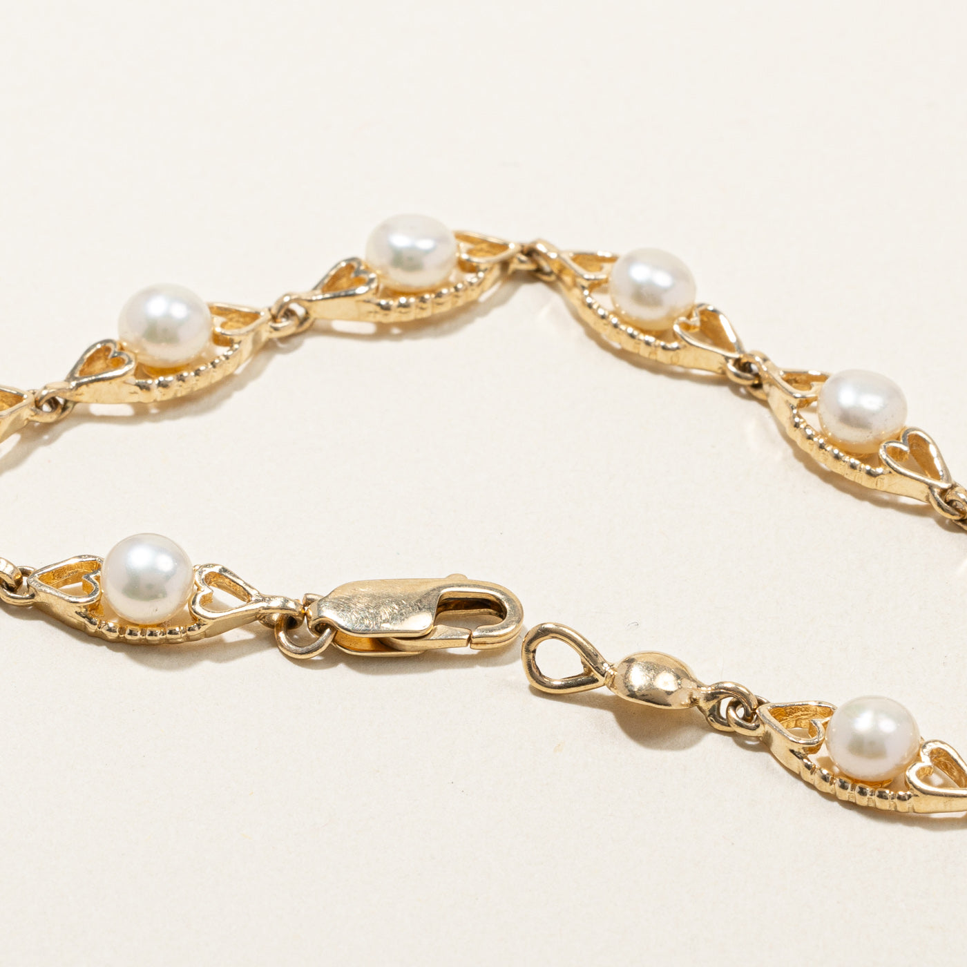 Pearl Chain Bracelet |7" |