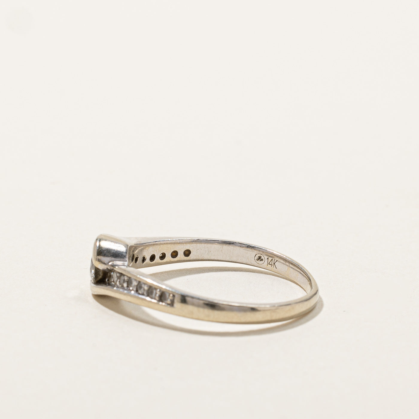 Semi Bezel Diamond Ring | 0.43ctw | SZ 7.5 |
