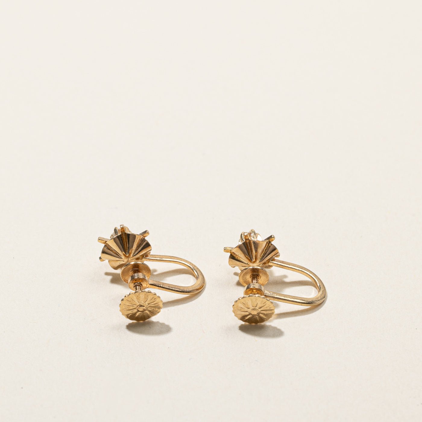 Claw Set Diamond Earrings | 0.06ctw |