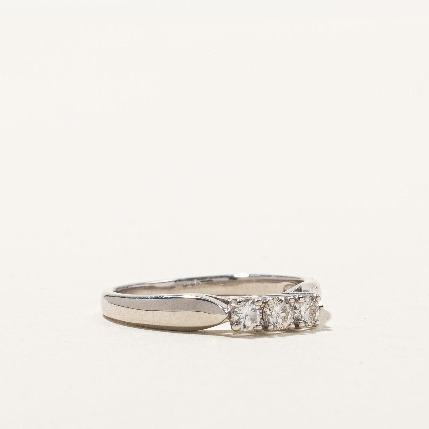 Three Stone Diamond Ring | 0.22ctw | SZ 6.25 |