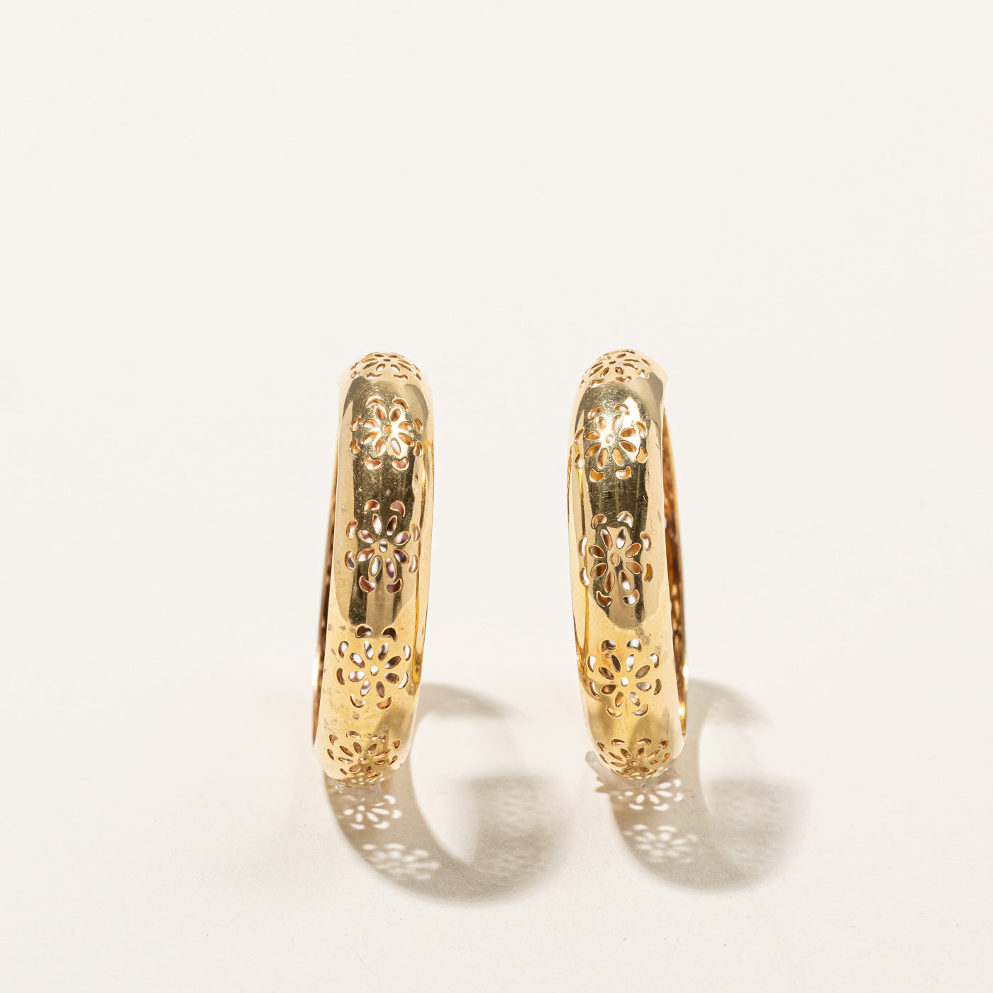 Textured Hoop Earrings
