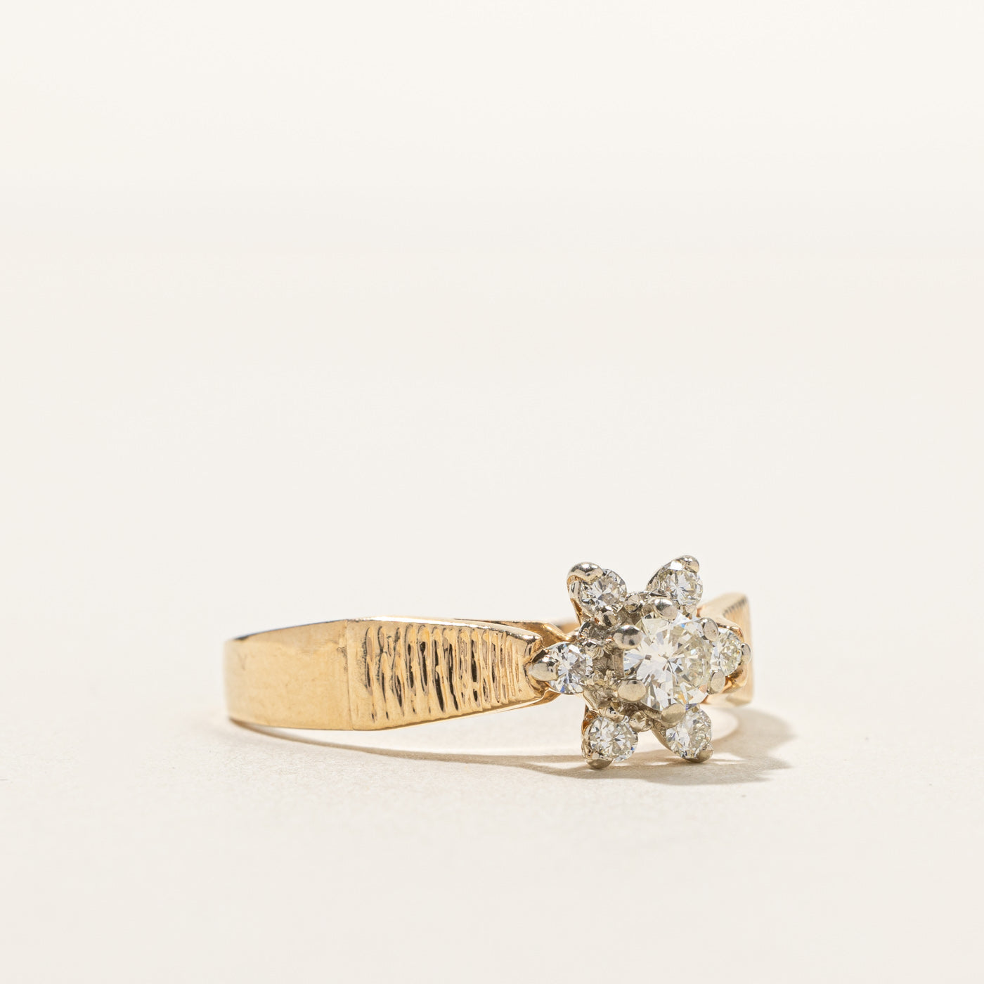 Diamond Cluster Cocktail Ring | 0.38ctw | SZ 9.5 |