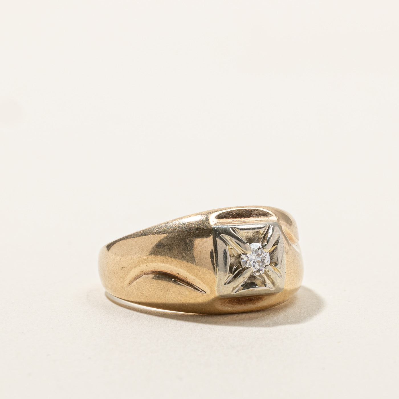 Claw Set Diamond Ring | 0.16ct | SZ 8.5 |
