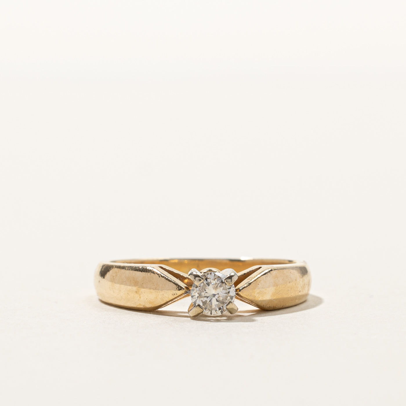 Solitaire Diamond Ring | 0.26ct | SZ 7.5 |