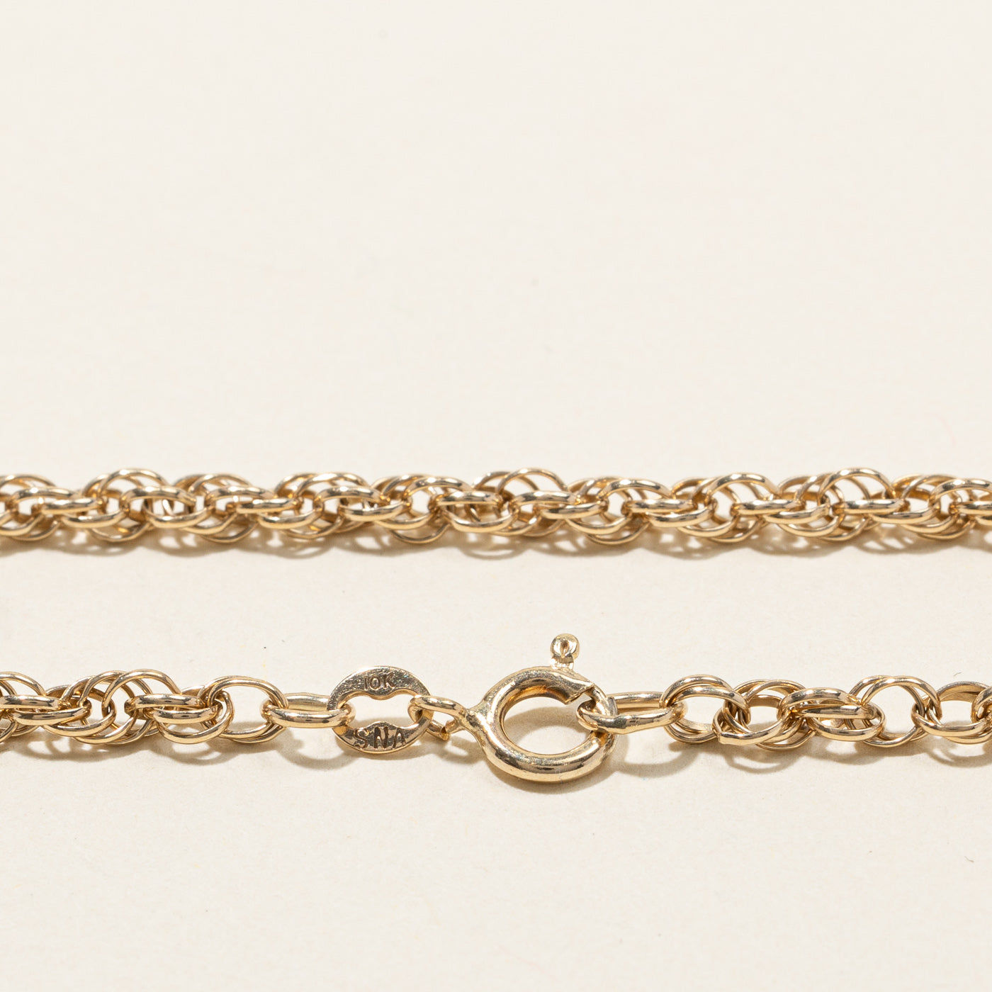 Gold Prince of Wales Chain Bracelet | 8"|