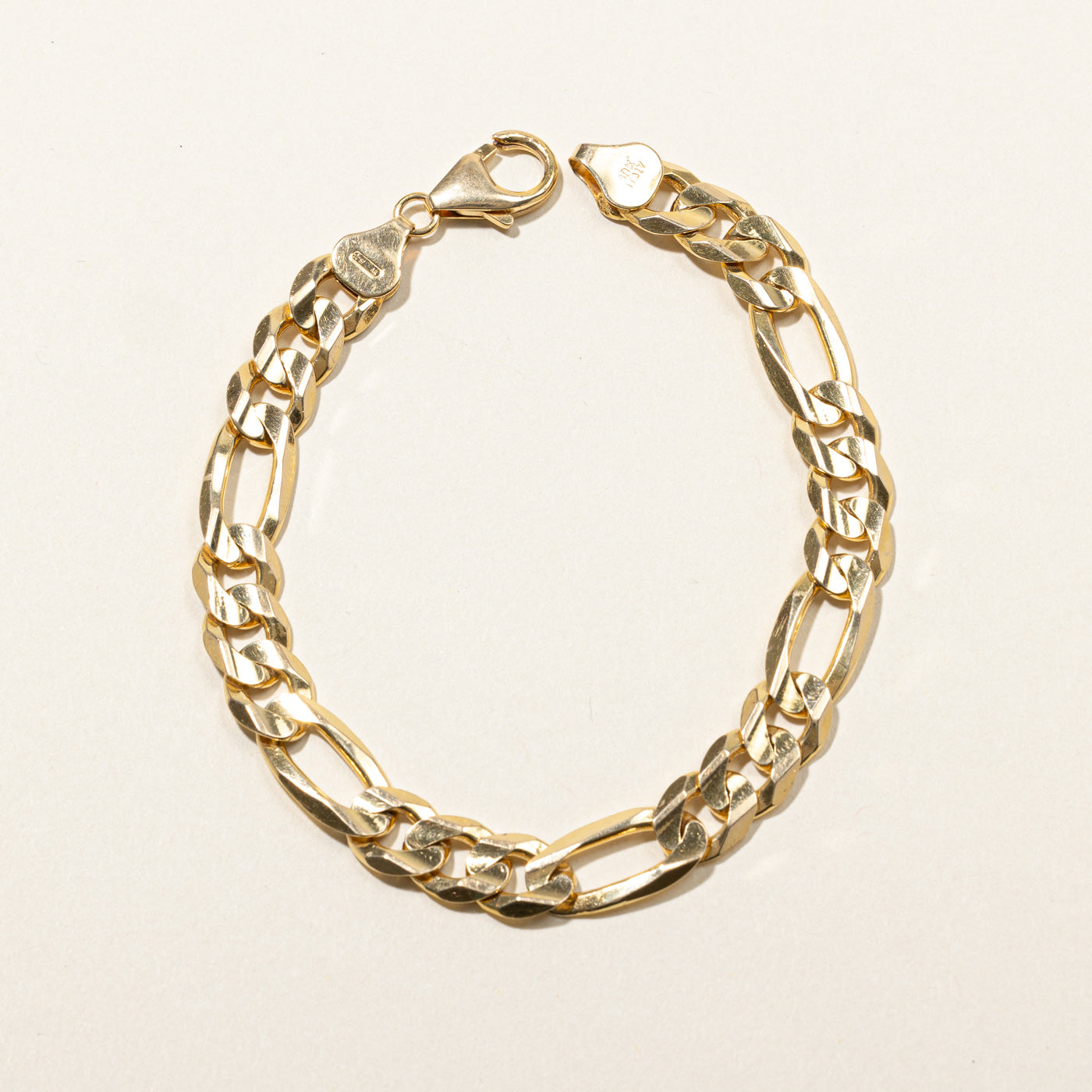 Figaro Link Chain Bracelet | 8"|