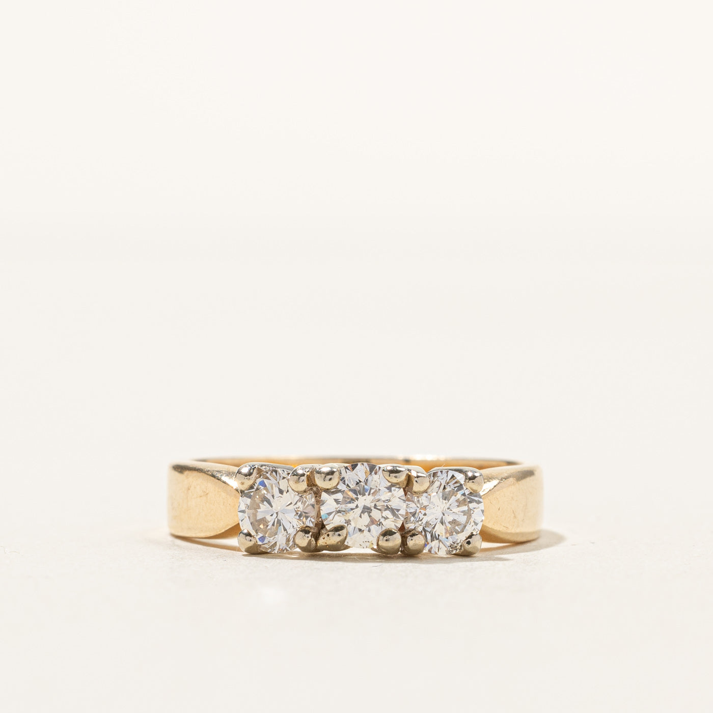 Three Stone Diamond Ring | 0.80ctw | SZ 6.5 |