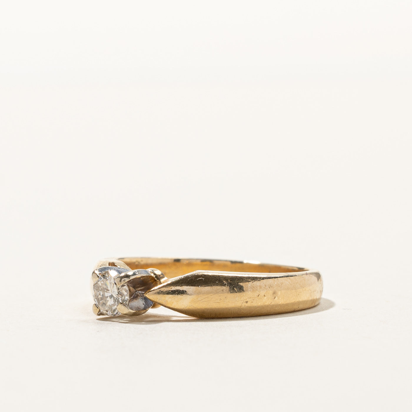Solitaire Diamond Ring | 0.26ct | SZ 7.5 |