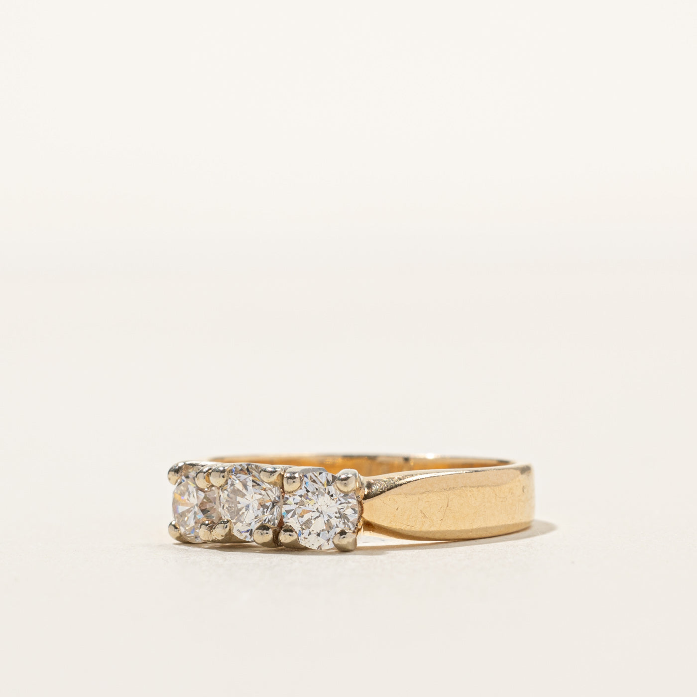 Three Stone Diamond Ring | 0.80ctw | SZ 6.5 |