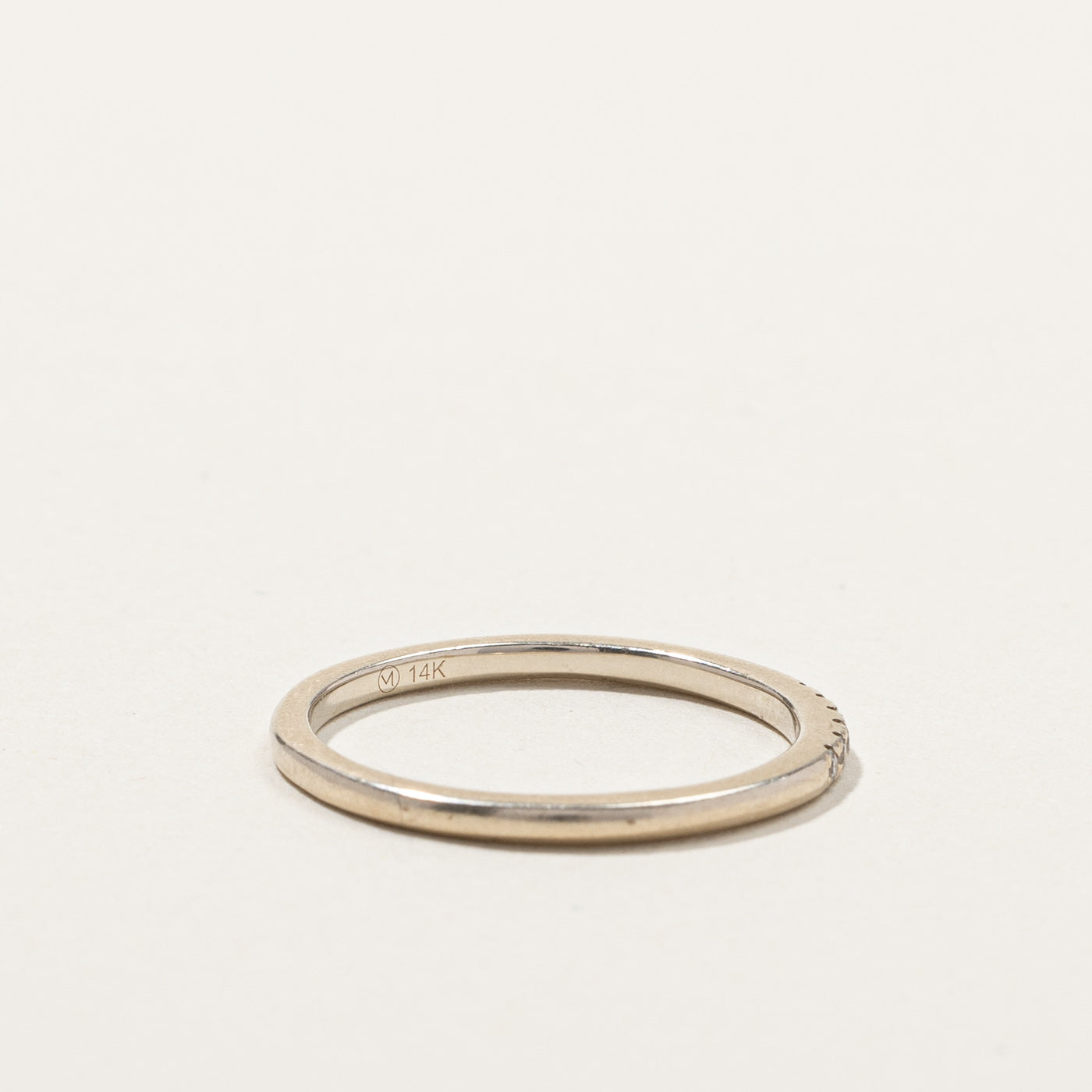 Pave Set Diamond Wedding Band | 0.06ctw | SZ 5 |